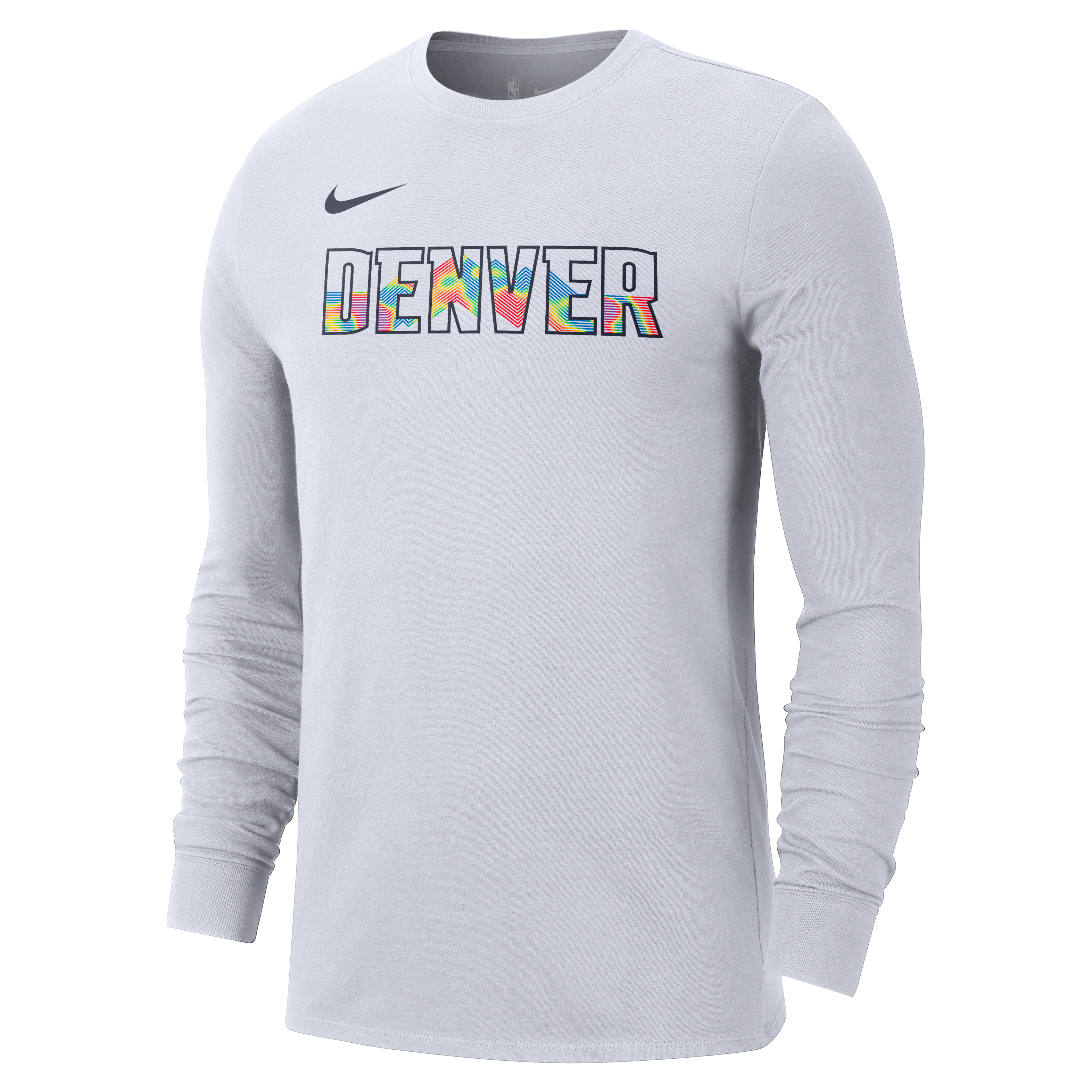 Denver Nuggets Essential City Edition Men's Nike NBA Long-Sleeve T-Shirt