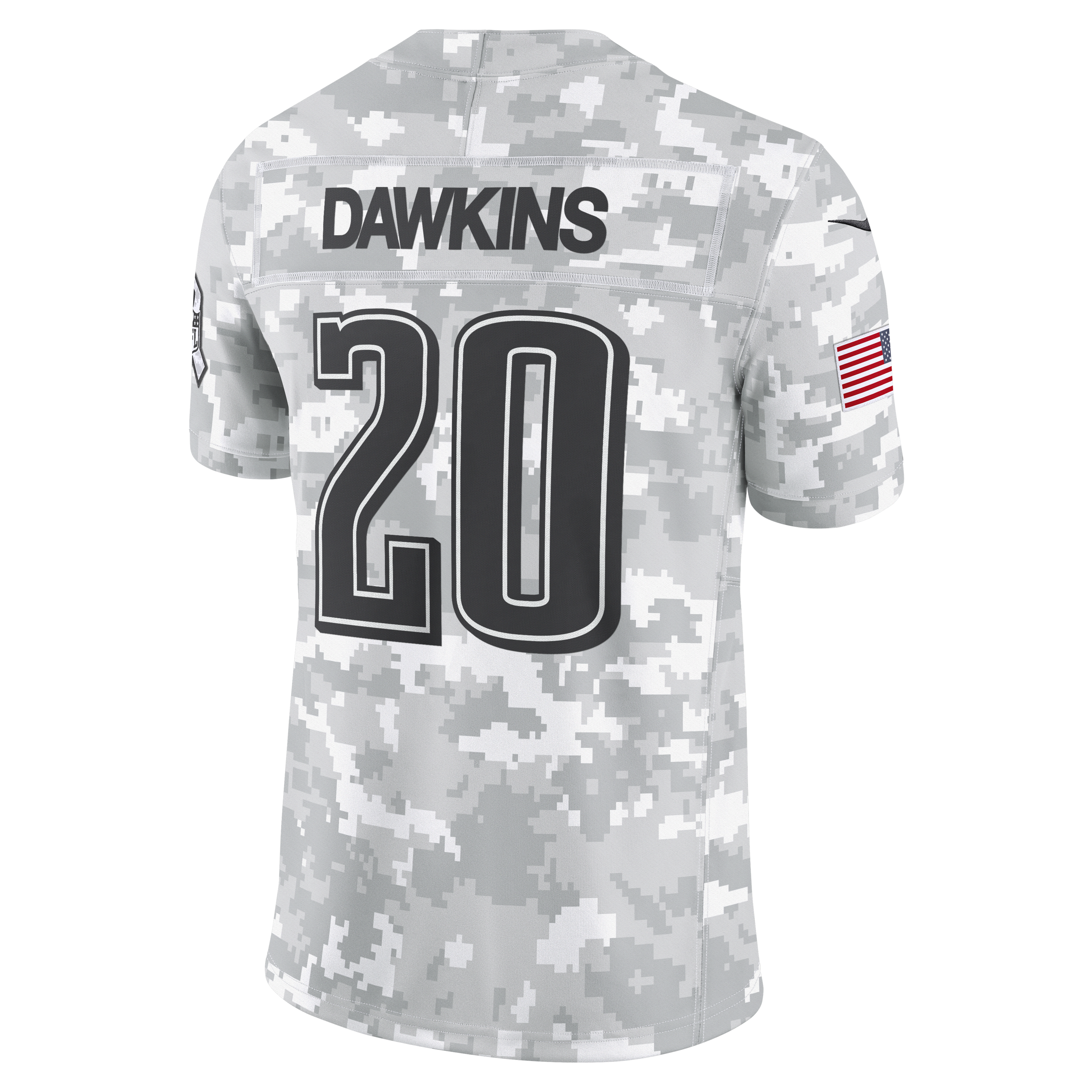 Brian Dawkins Philadelphia Eagles Salute to Service Men's Nike Dri-FIT NFL Limited Jersey