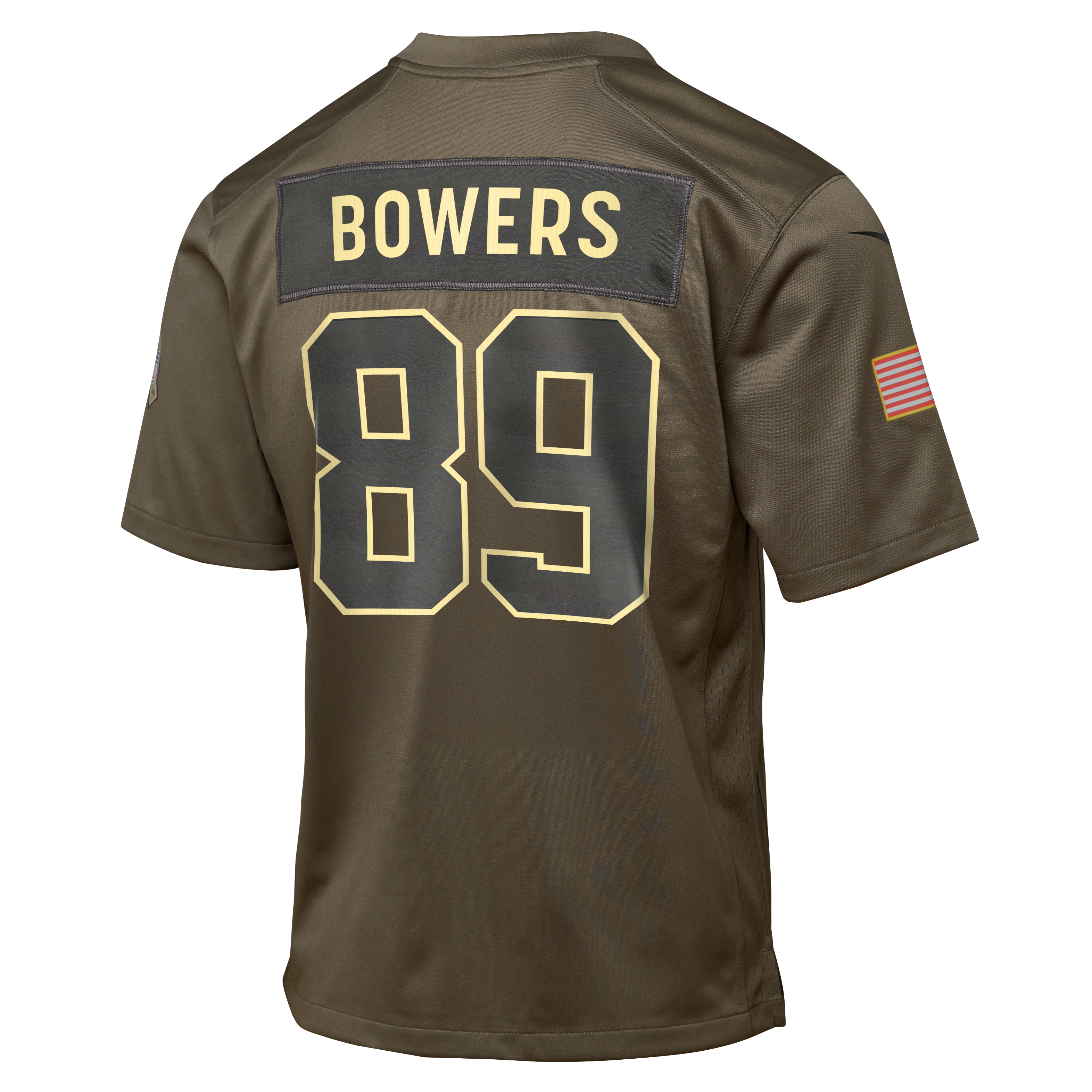 Brock Bowers Las Vegas Raiders Salute to Service Big Kids’ Nike NFL Game Jersey