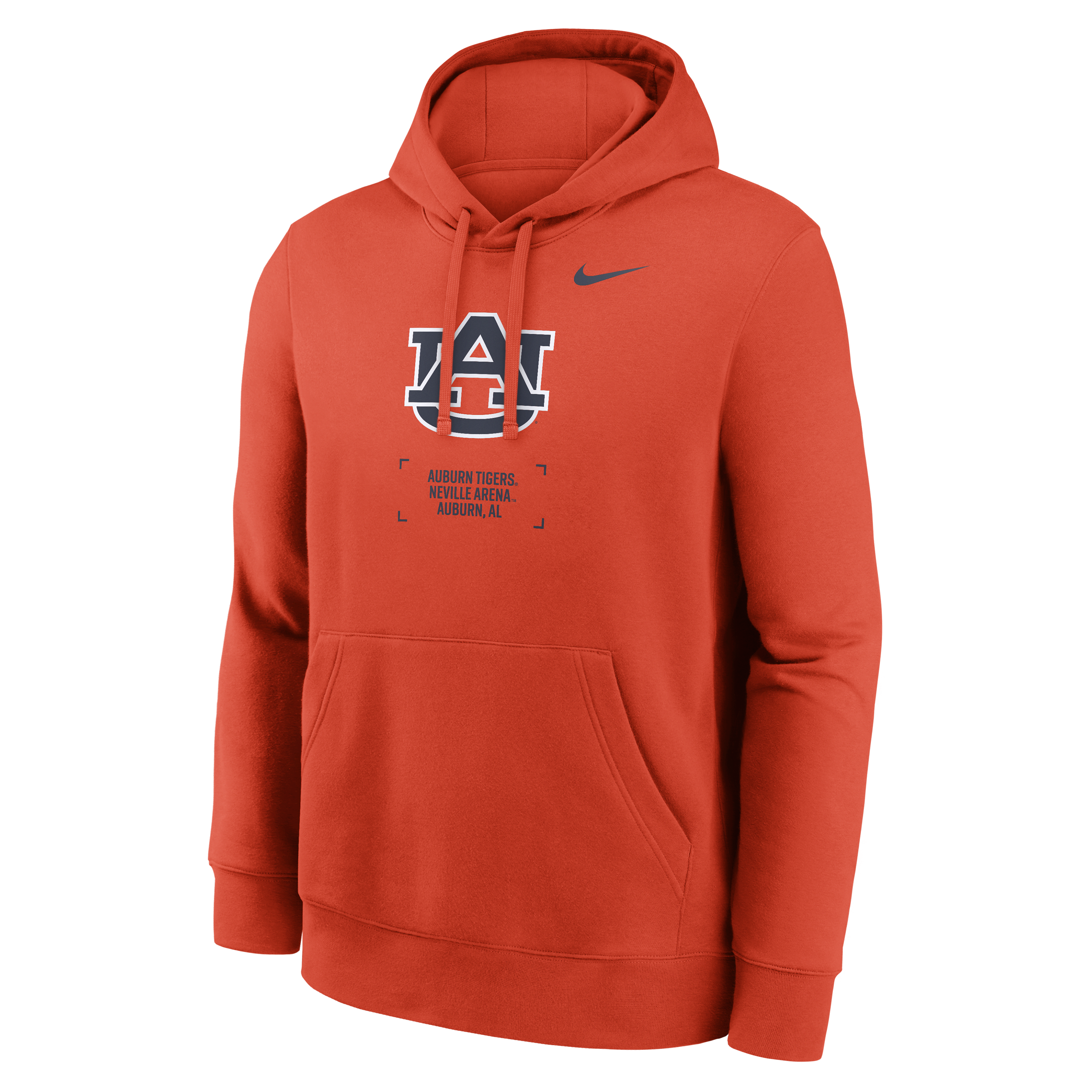 Auburn Club Basketball 2-Hit Men's Nike College Pullover Hoodie