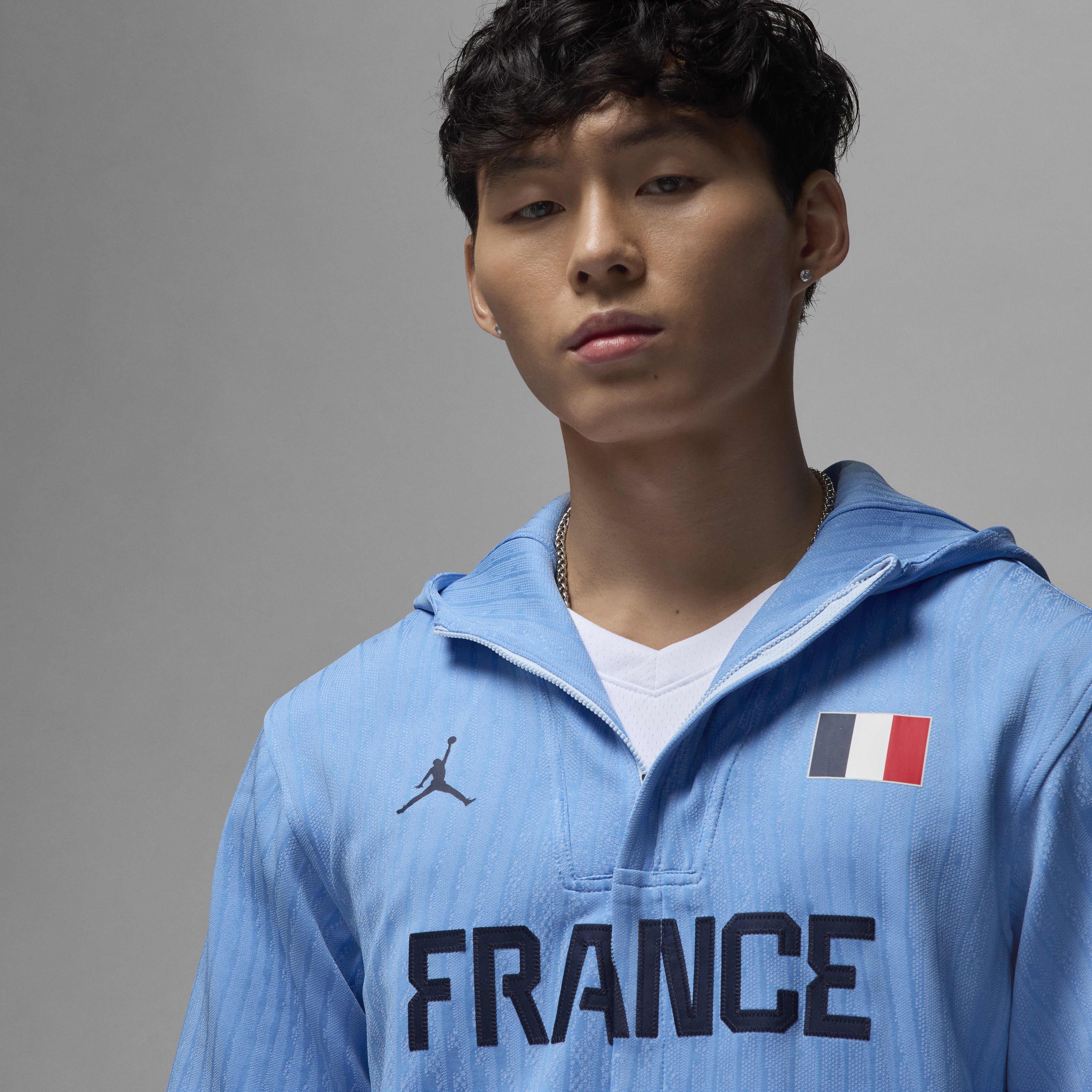 France Men's Jordan Dri-FIT ADV Basketball Game Jacket