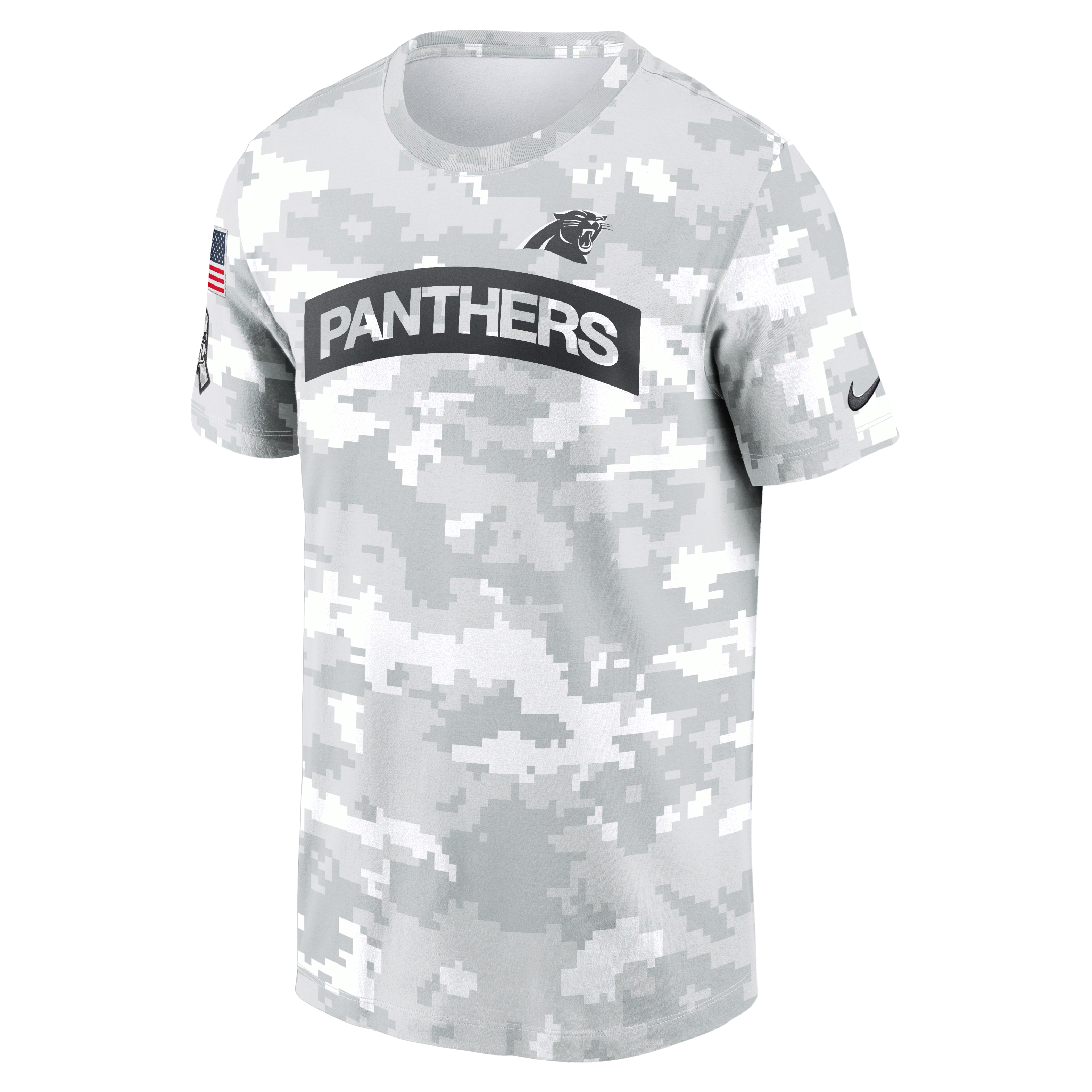 Carolina Panthers Salute to Service Edge Arch Men's Nike Dri-FIT NFL T-Shirt