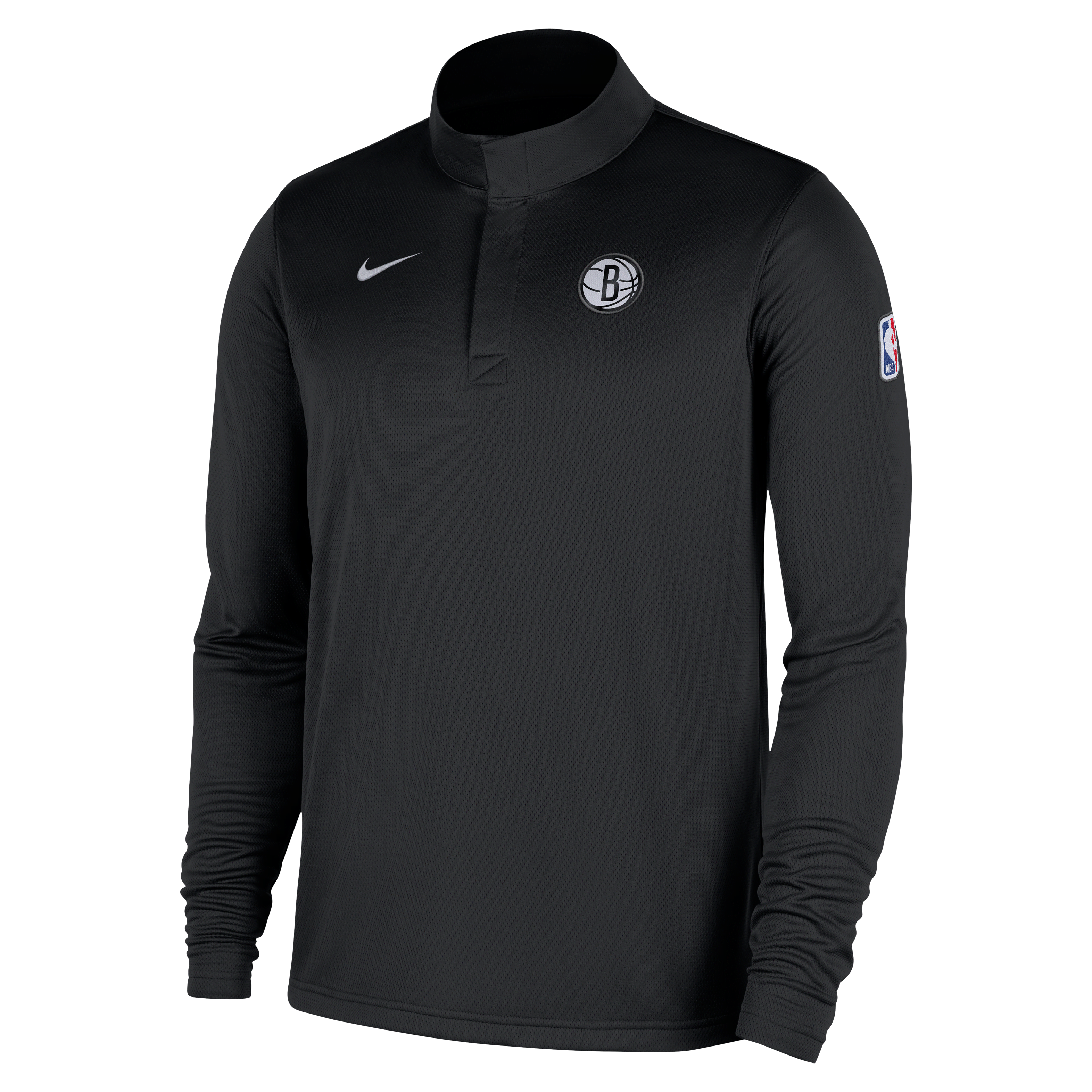 Brooklyn Nets Men's Nike Dri-FIT NBA 1/4-Zip Long-Sleeve Top