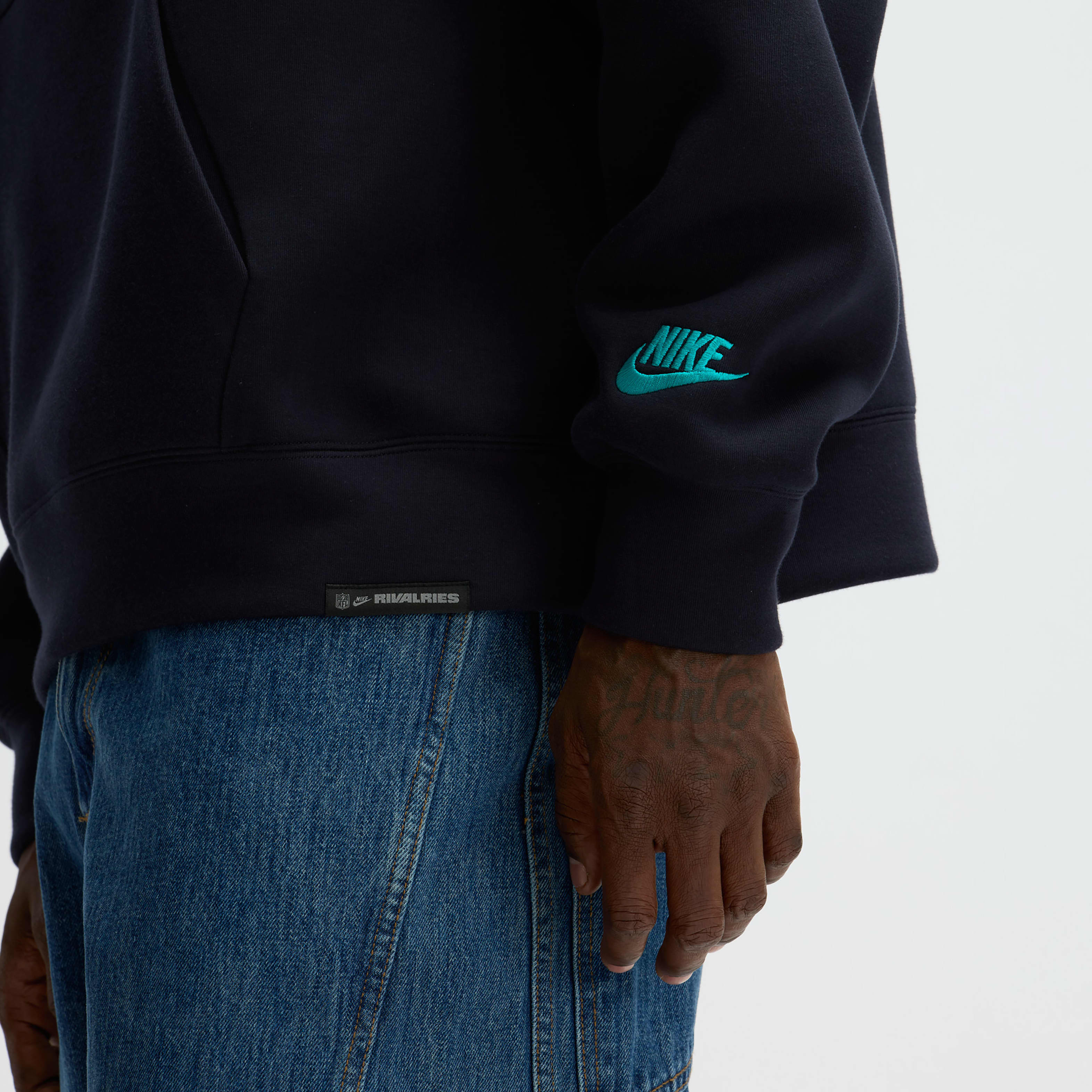 Miami Dolphins Rivalries Collection Oversized Tech Fleece Men's Nike NFL Pullover Hoodie