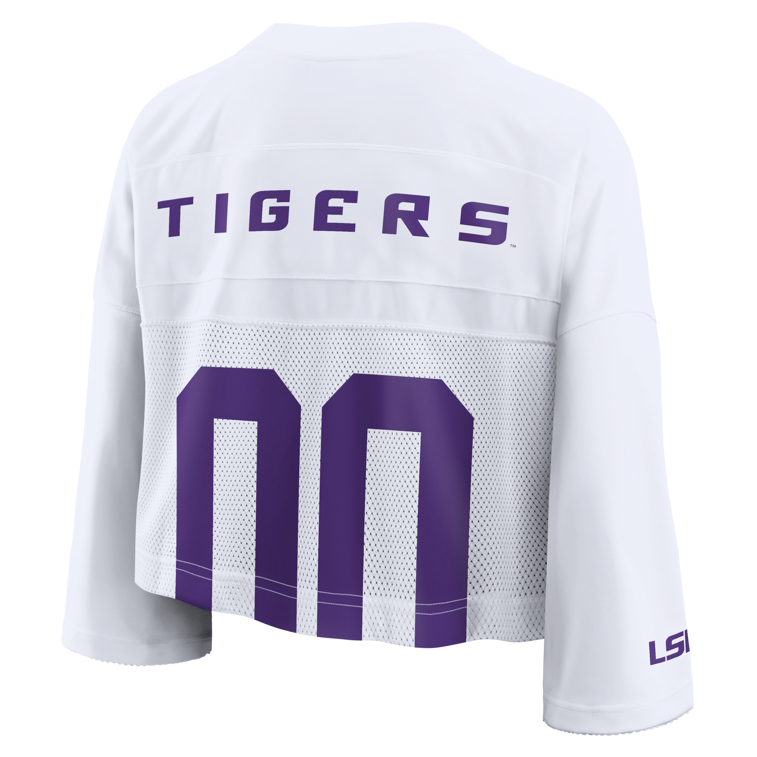 LSU Jersey Women's Nike Dri-FIT College Cropped Top