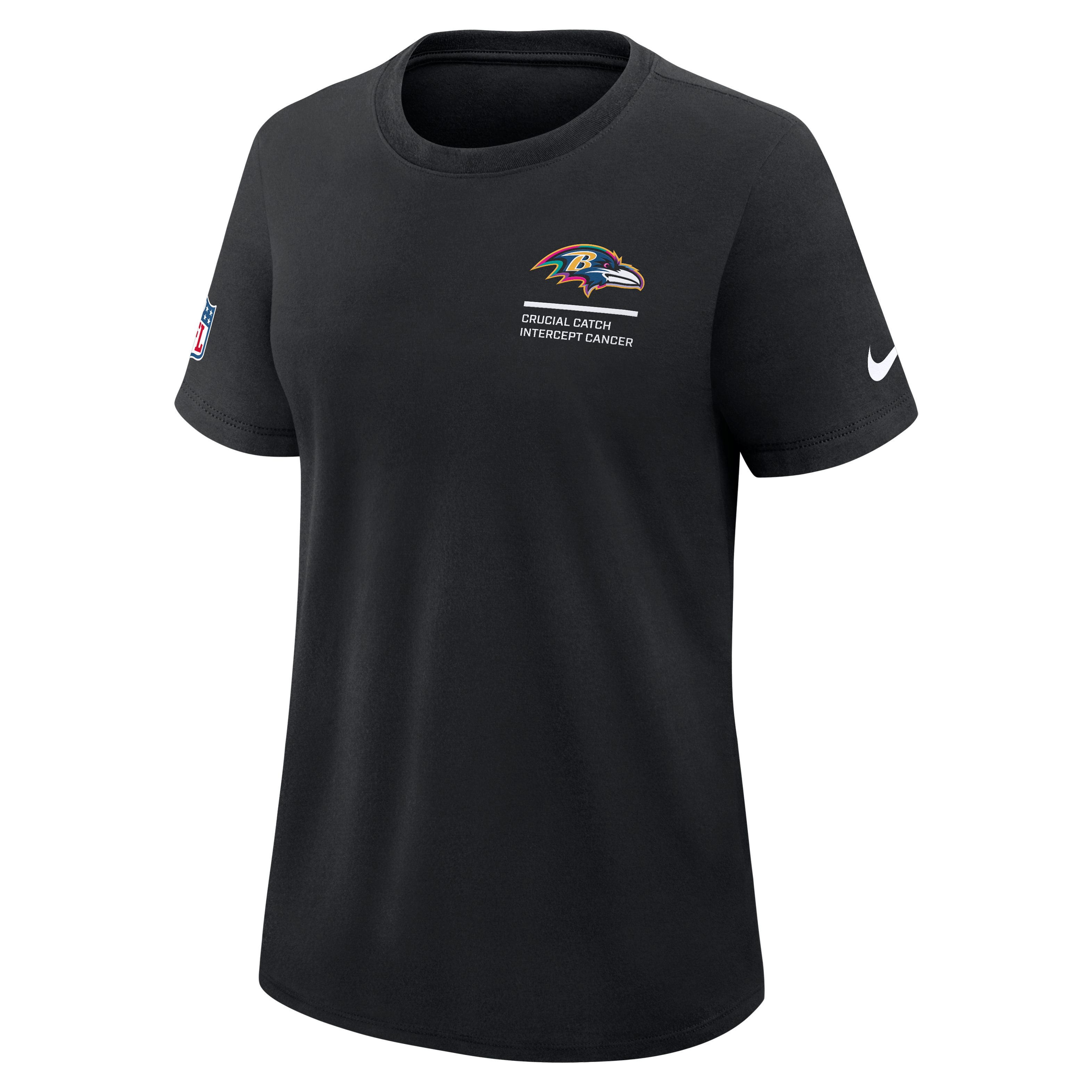 Baltimore Ravens Crucial Catch Women's Nike Dri-FIT NFL T-Shirt