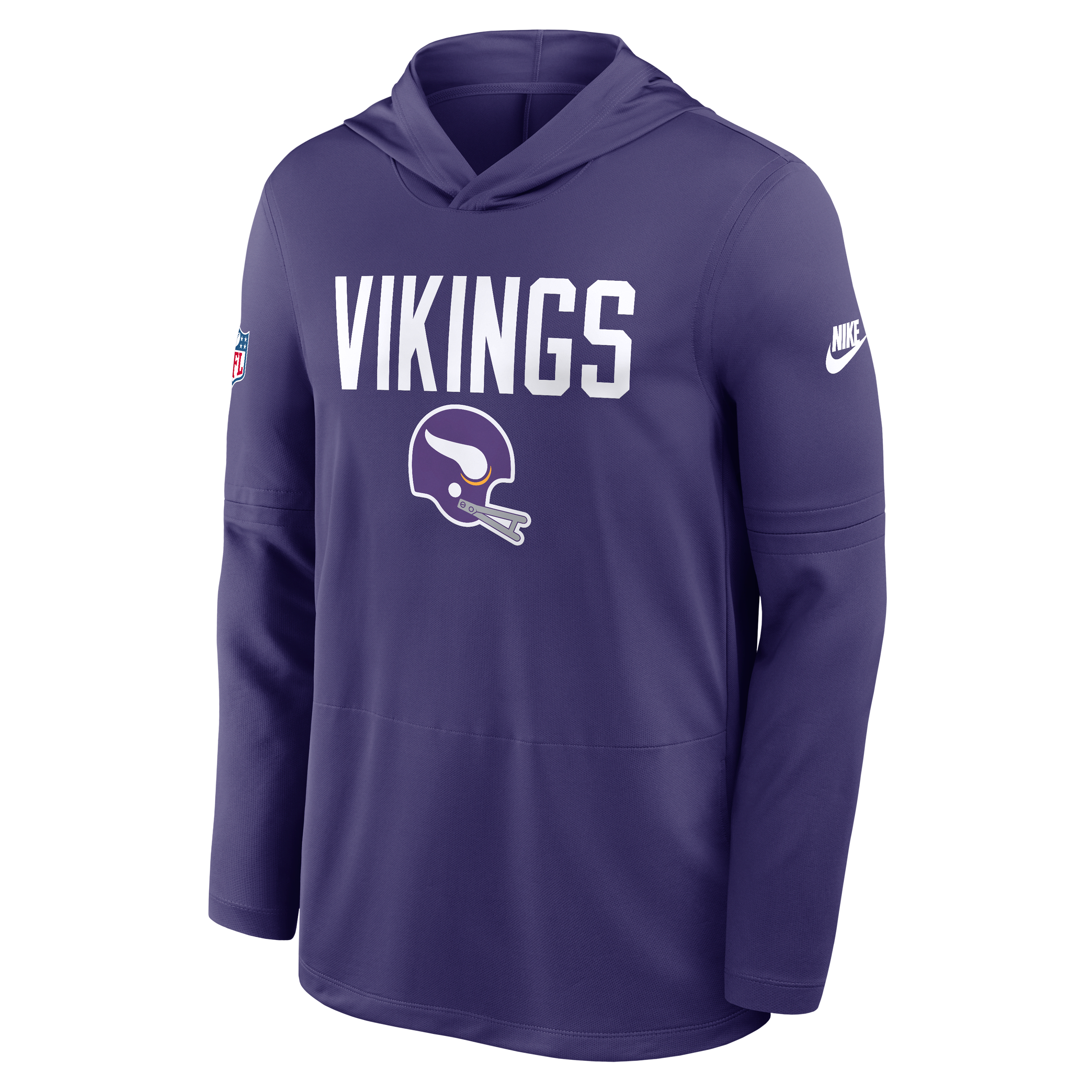 Minnesota Vikings Pass Accuracy Men's Nike Dri-FIT NFL Long-Sleeve Hooded Top