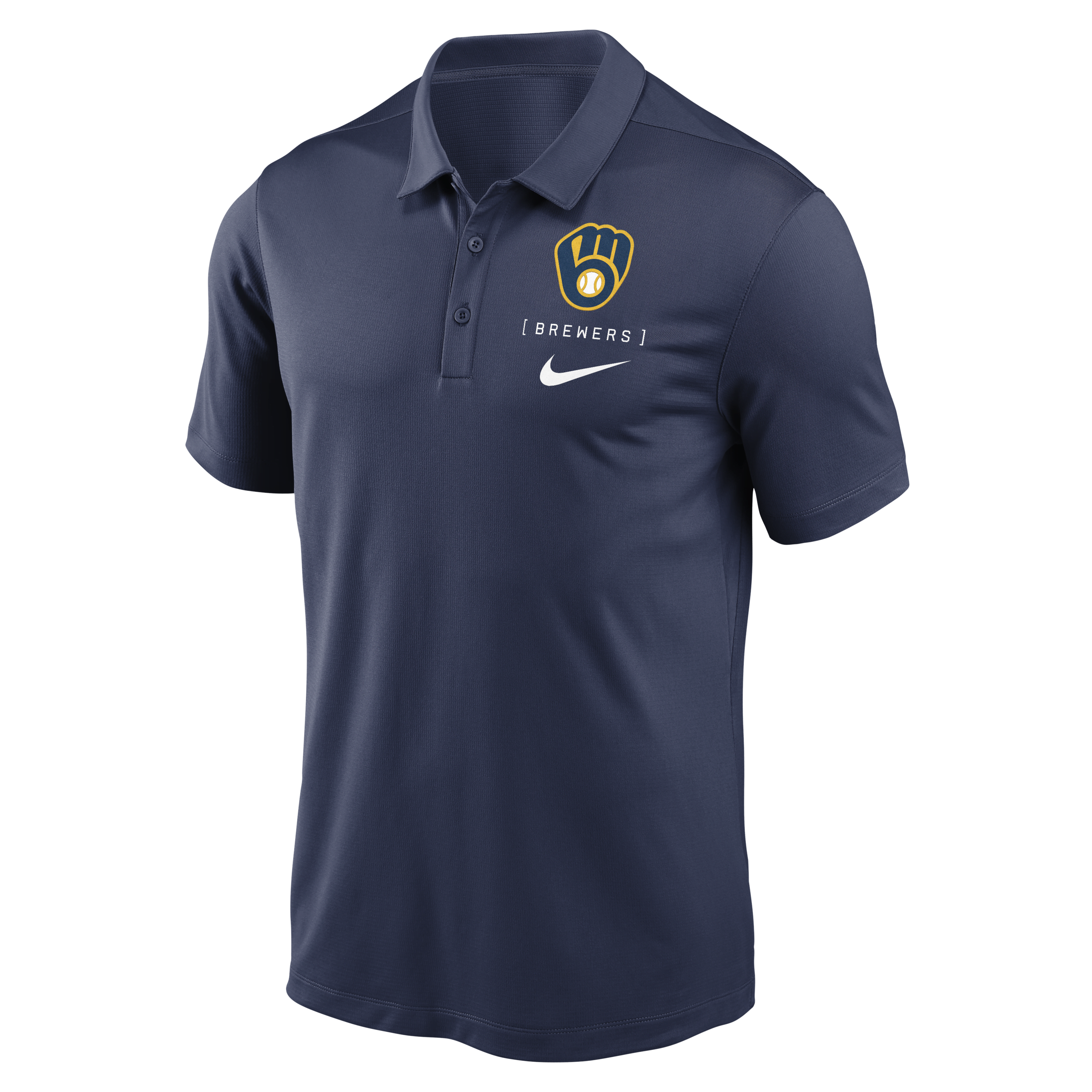 Milwaukee Brewers Franchise Logo Men's Nike Dri-FIT MLB Polo