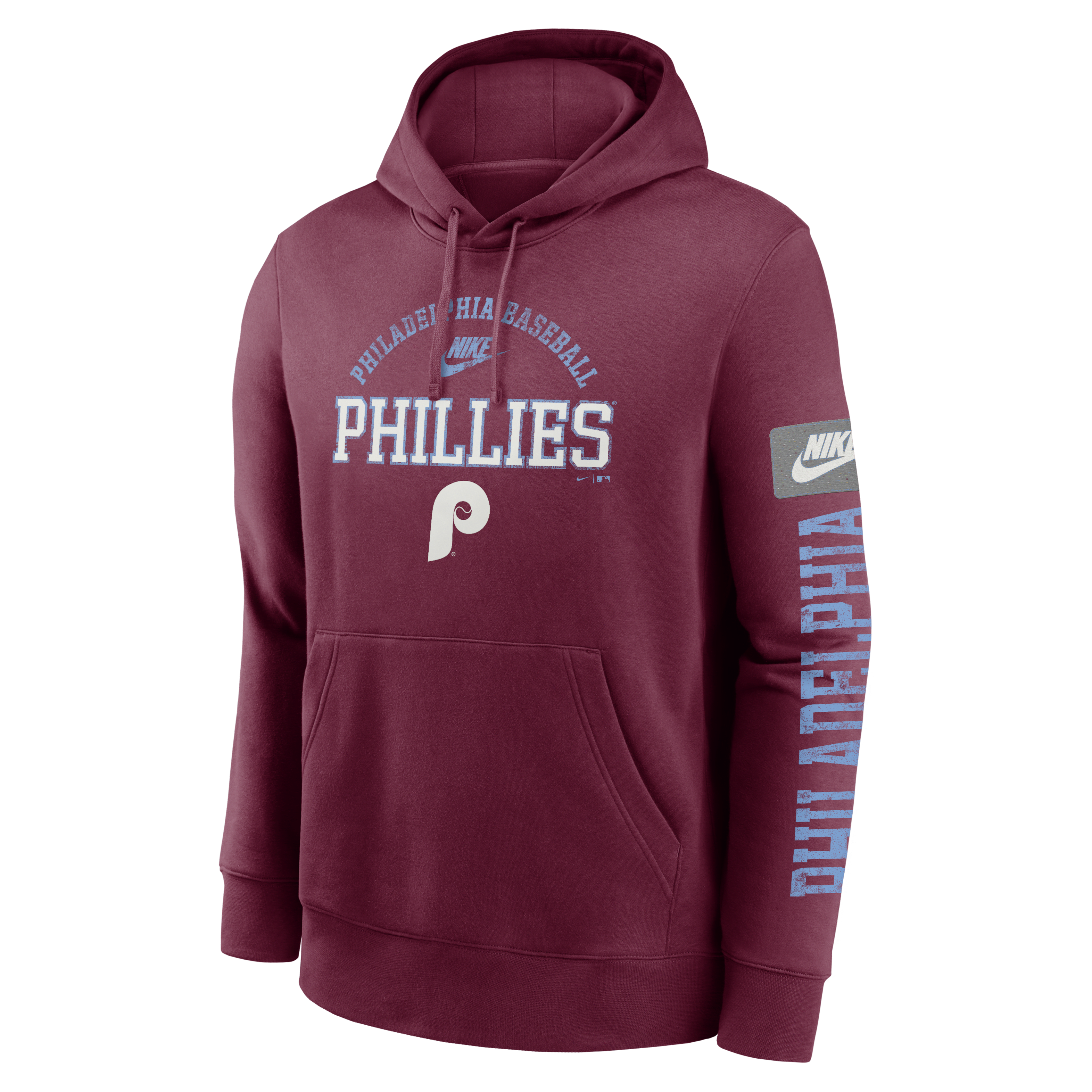 Philadelphia Phillies Cooperstown Splitter Club Men’s Nike MLB Pullover Hoodie