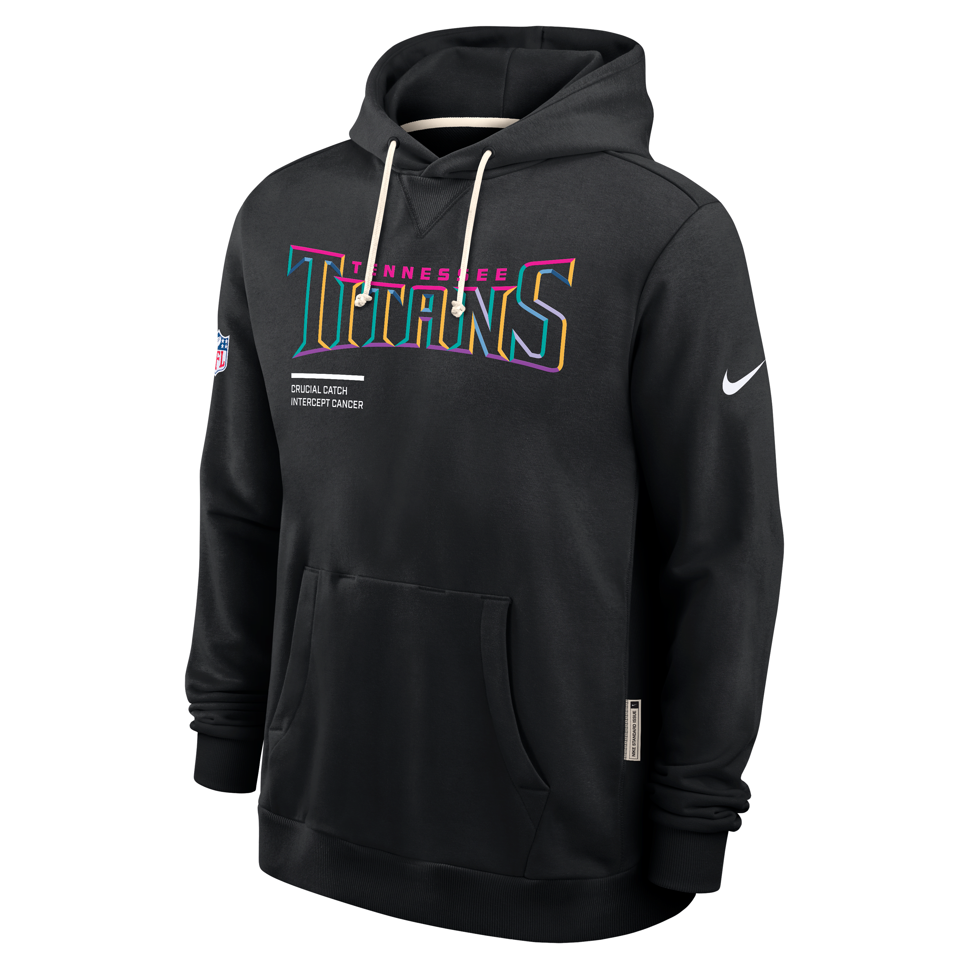 Tennessee Titans Crucial Catch Sideline Men's Nike Dri-FIT NFL Pullover Hoodie