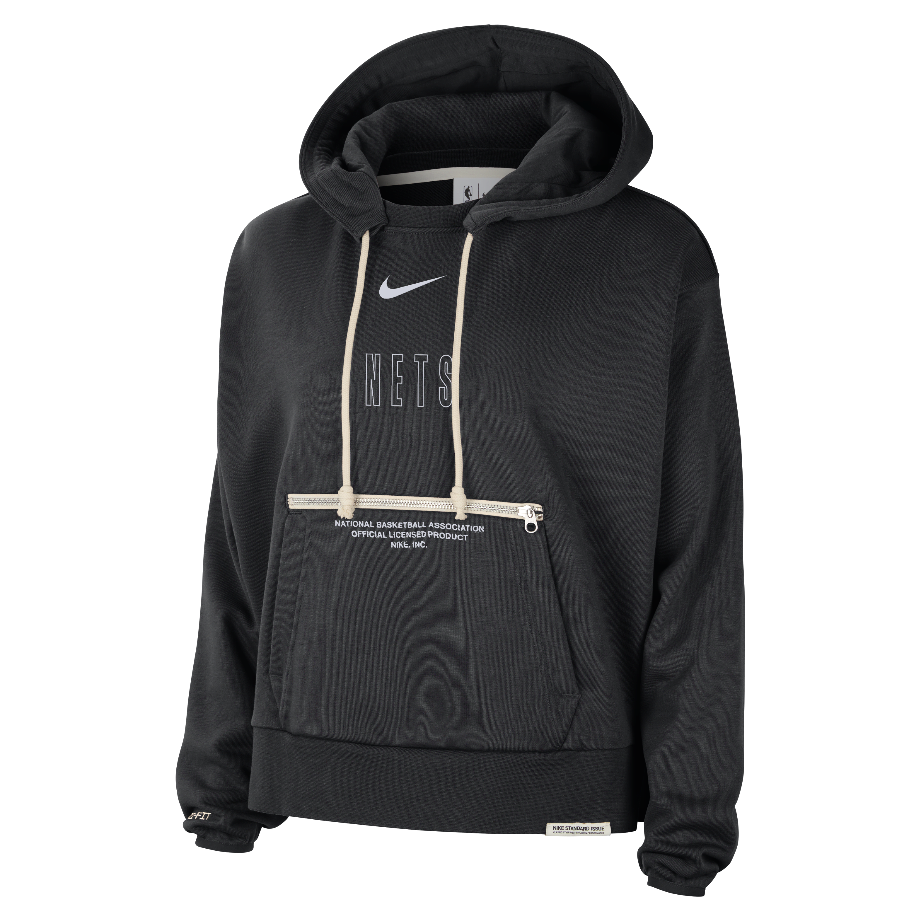 Brooklyn Nets Standard Issue Women's Nike Dri-FIT NBA Pullover Hoodie