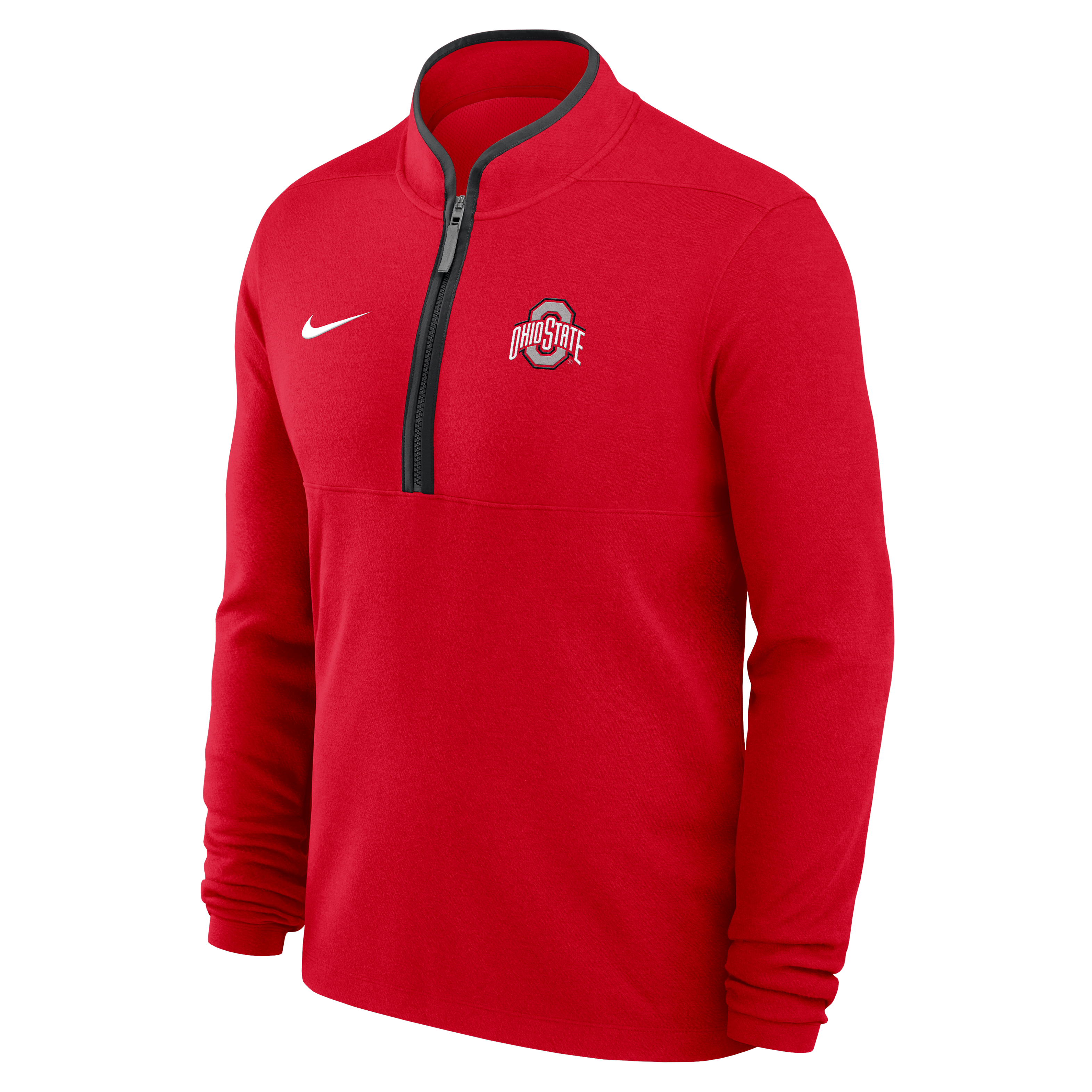 Ohio State Victory Men's Nike Dri-FIT College 1/2-Zip Long-Sleeve Top
