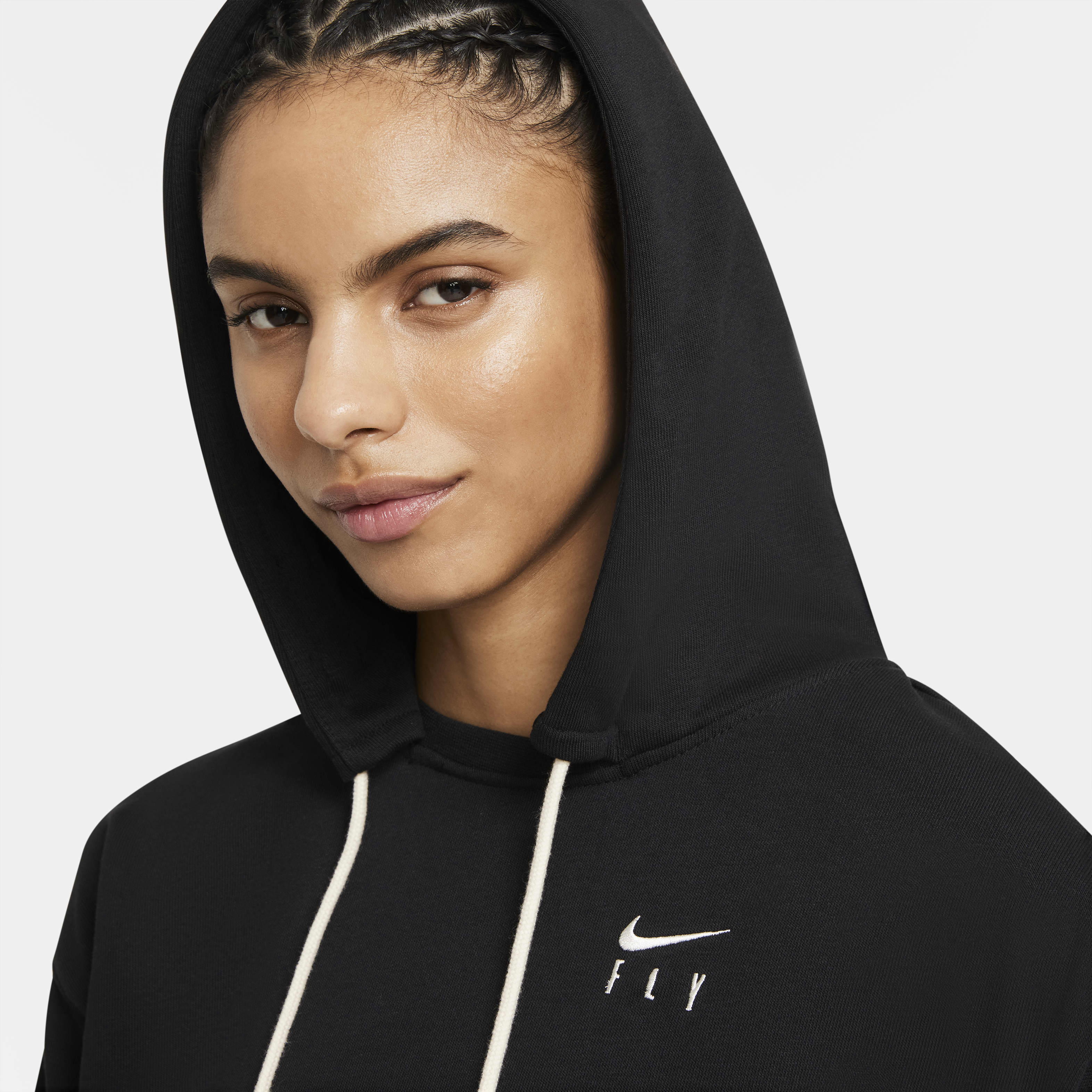 Nike Dri-FIT Swoosh Fly Standard Issue Women's Pullover Basketball Hoodie