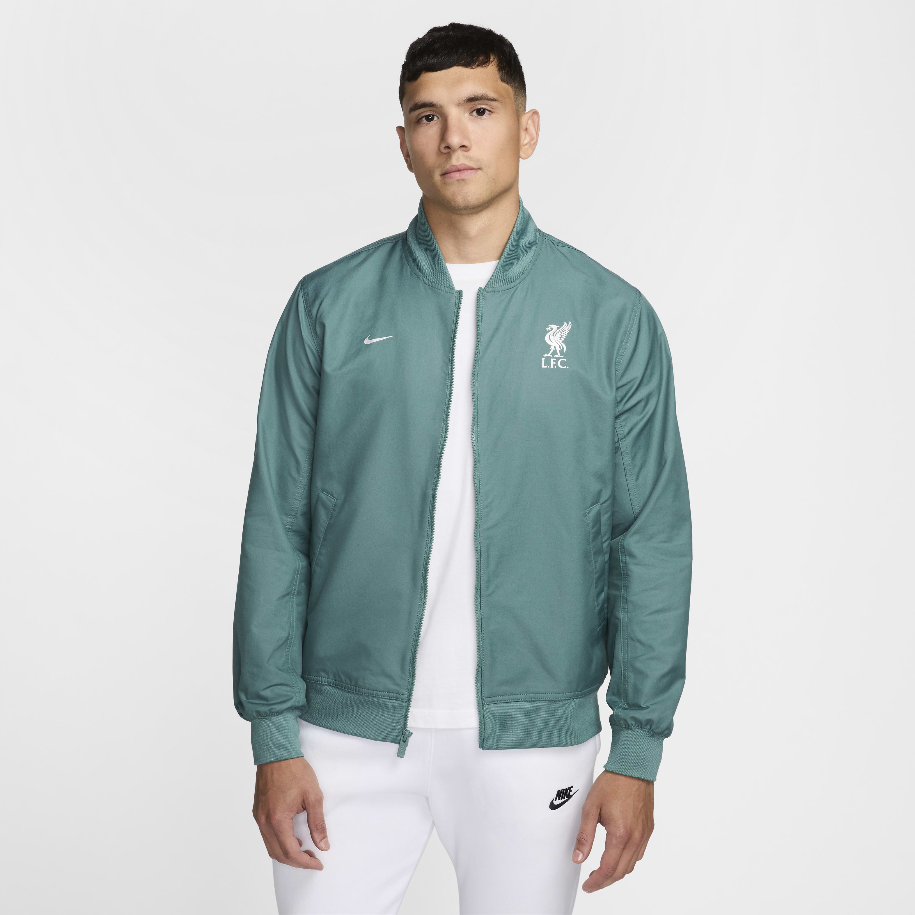 Casaco bomber entrançado sem forro de futebol Nike Sport Essentials Liverpool FC para homem