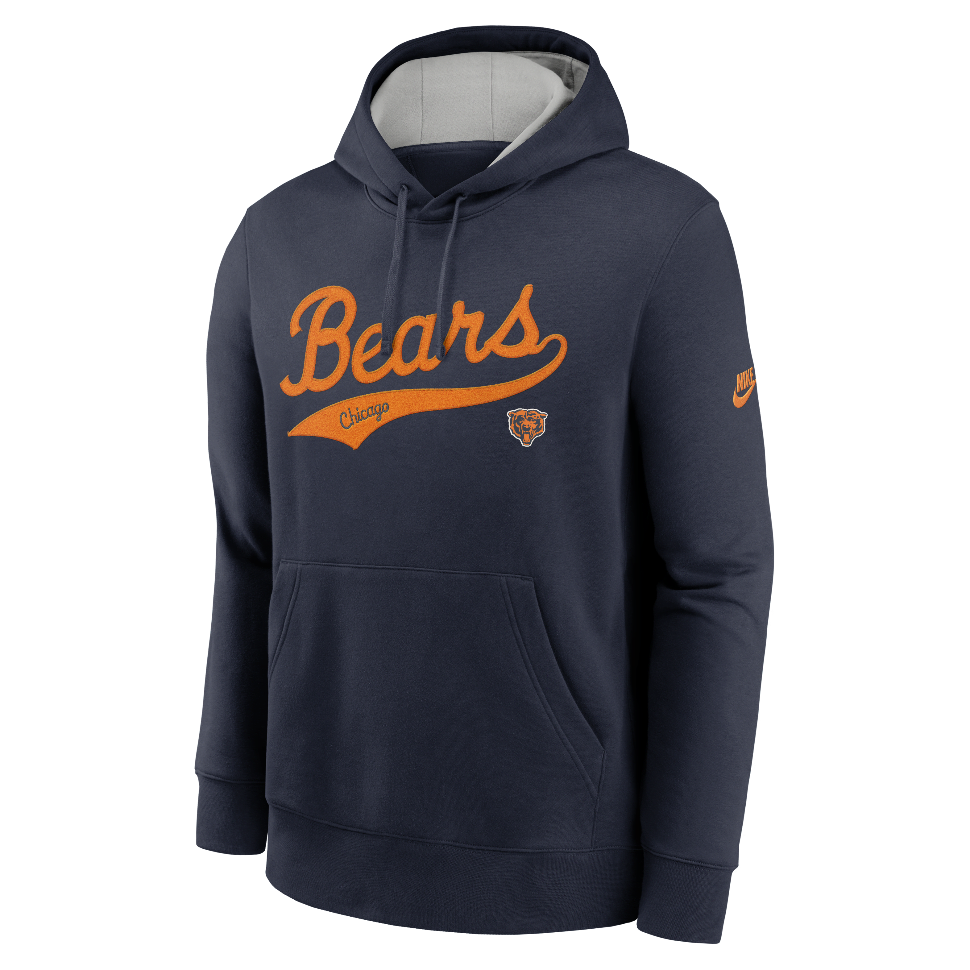 Chicago Bears Rewind Club Logo Men's Nike NFL Pullover Hoodie