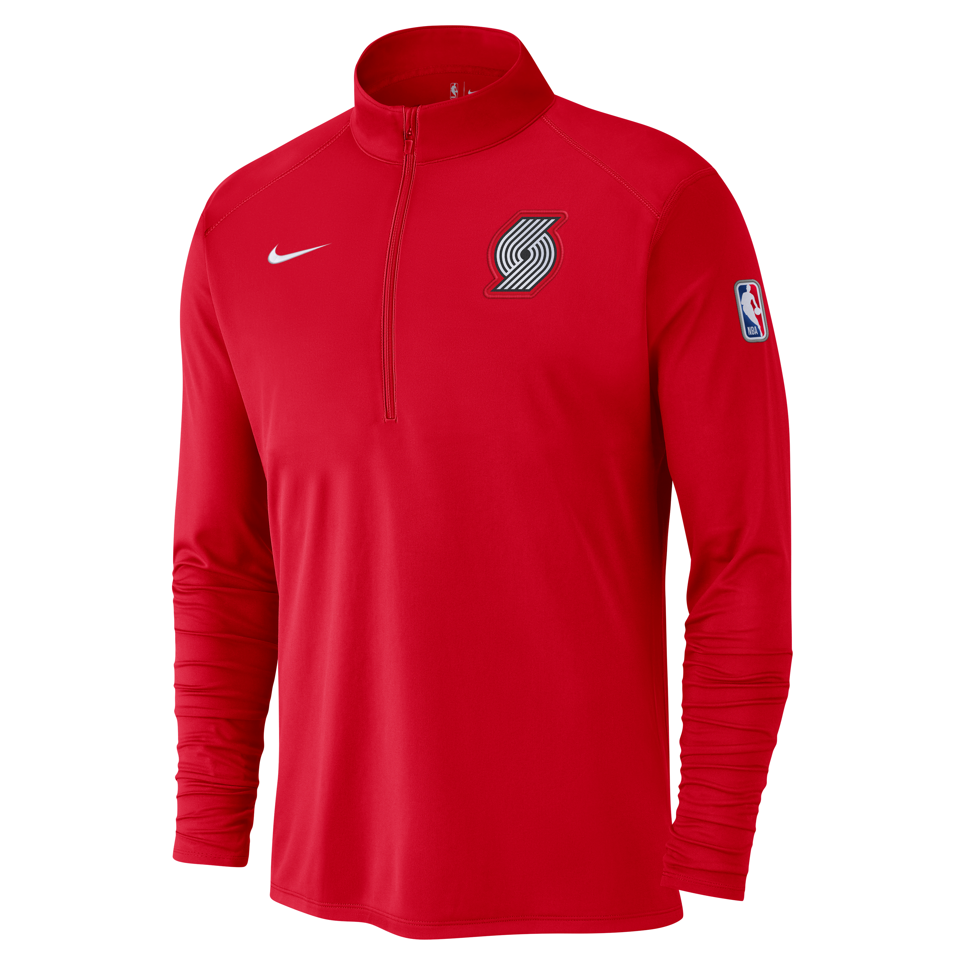 Portland Trail Blazers City Edition Men's Nike Dri-FIT NBA 1/2-Zip Long-Sleeve Top