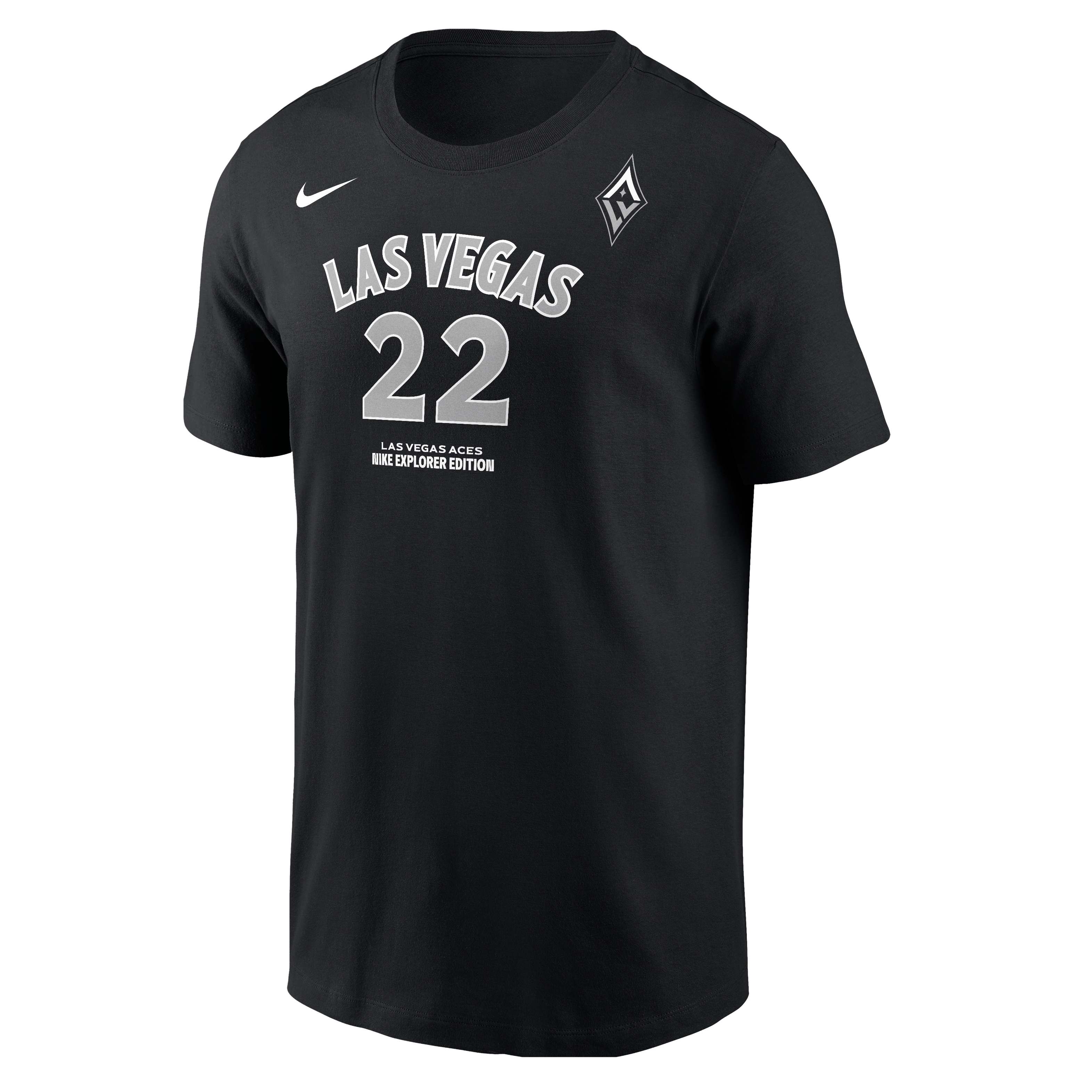 A'ja Wilson Las Vegas Aces Men's Nike WNBA T-Shirt
