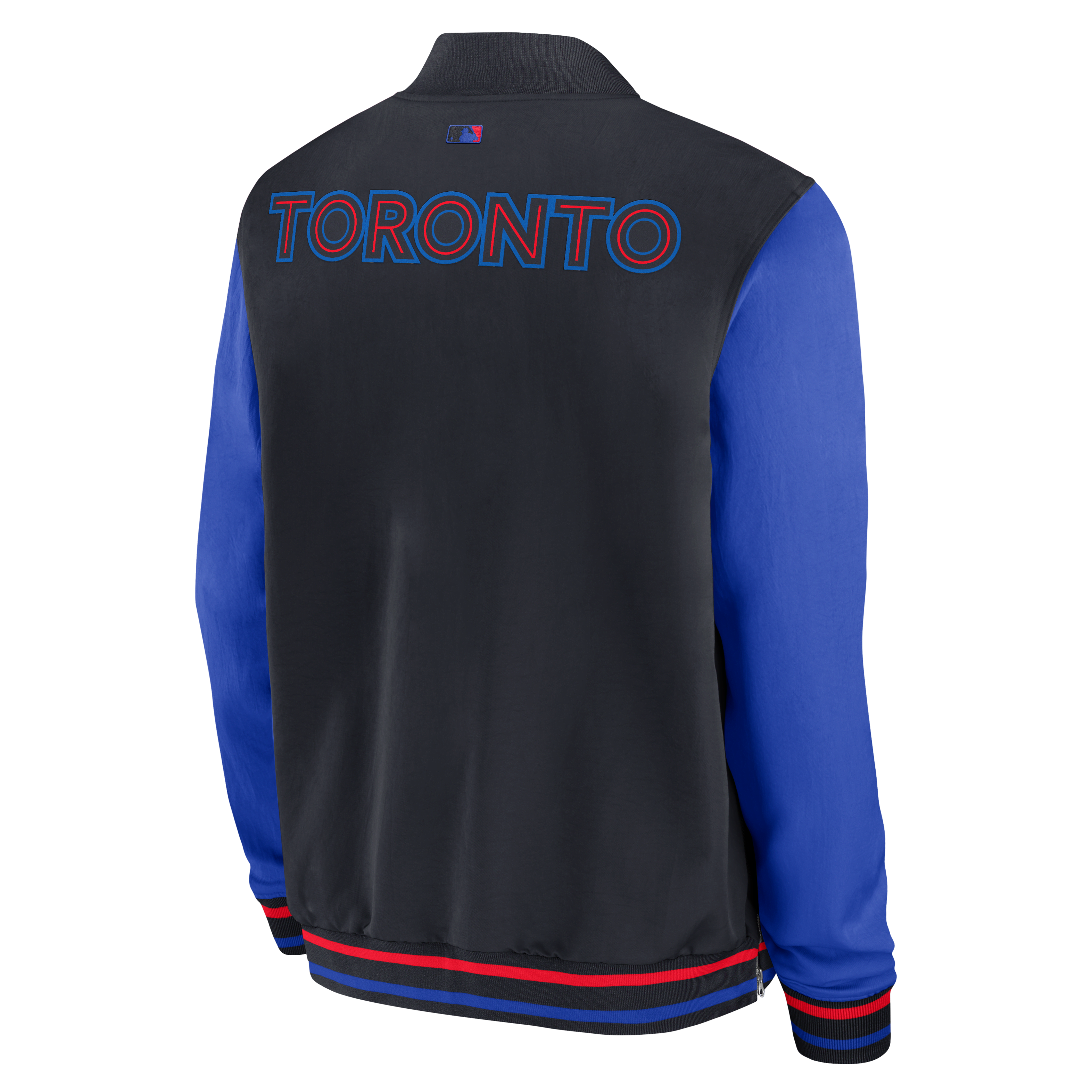 Toronto Blue Jays Authentic Collection City Connect Game Time Men's Nike MLB Full-Zip Bomber Jacket