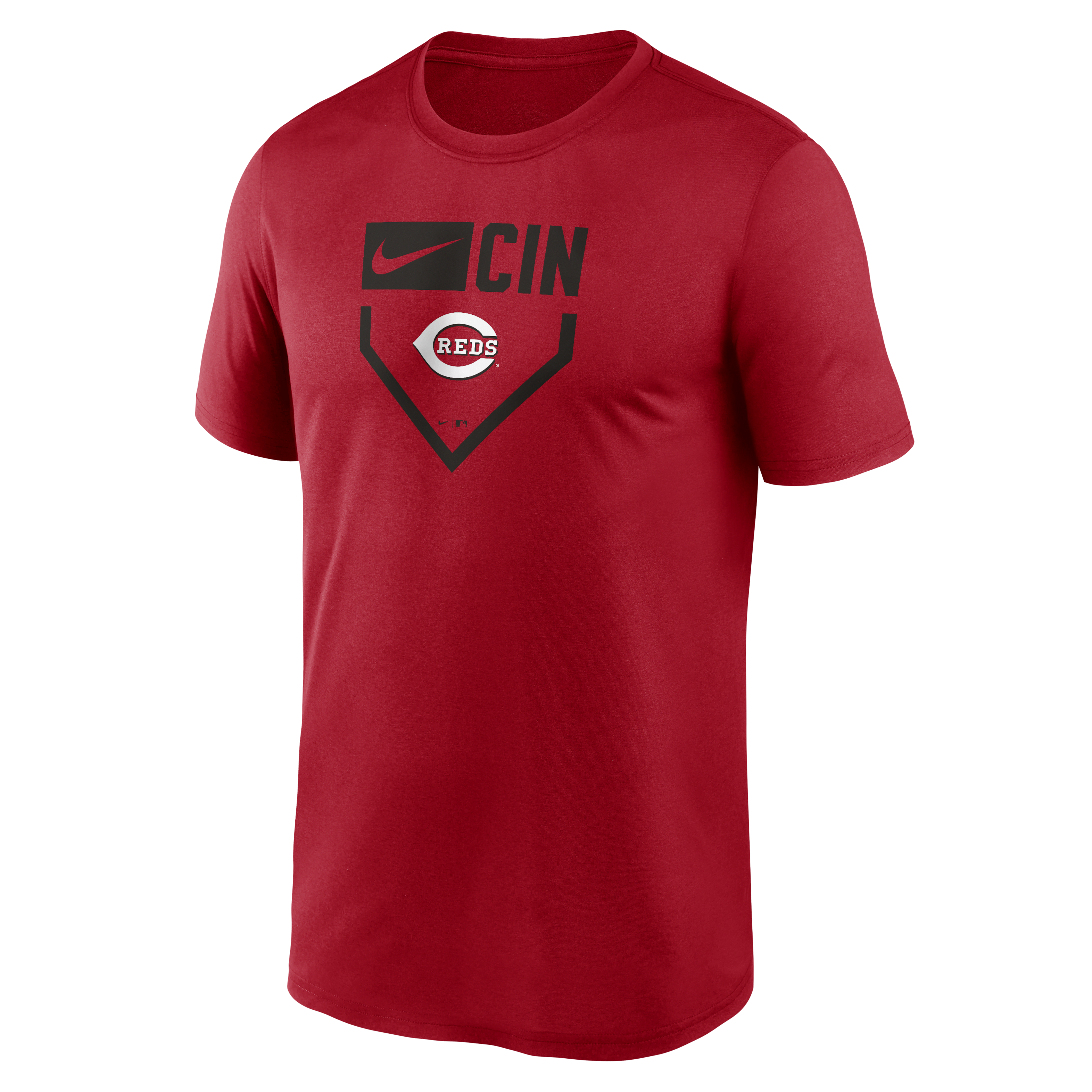 Cincinnati Reds Home Plate Icon Legend Men's Nike Dri-FIT MLB T-Shirt