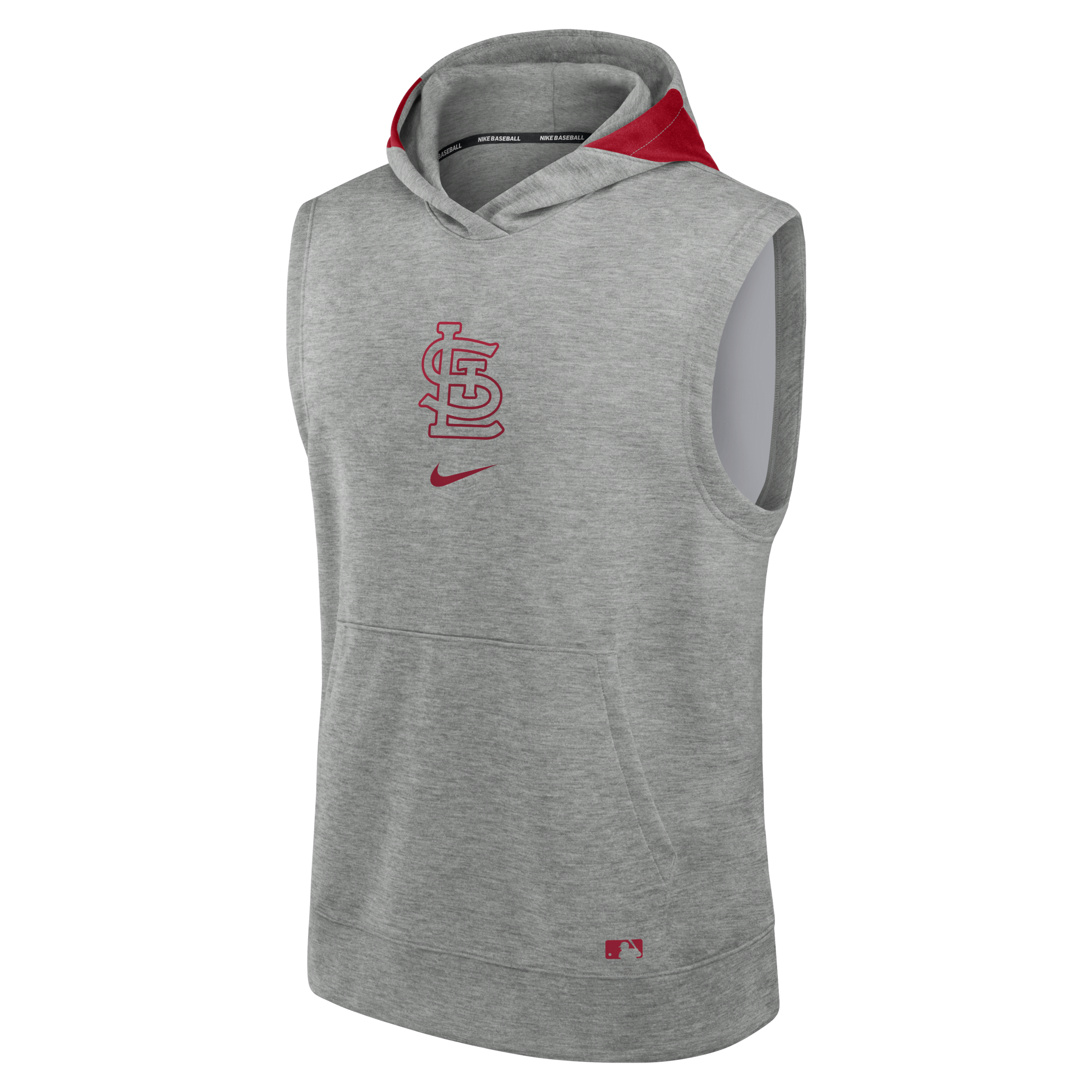 St. Louis Cardinals Authentic Collection Early Work Men’s Nike Dri-FIT MLB Sleeveless Pullover Hoodie