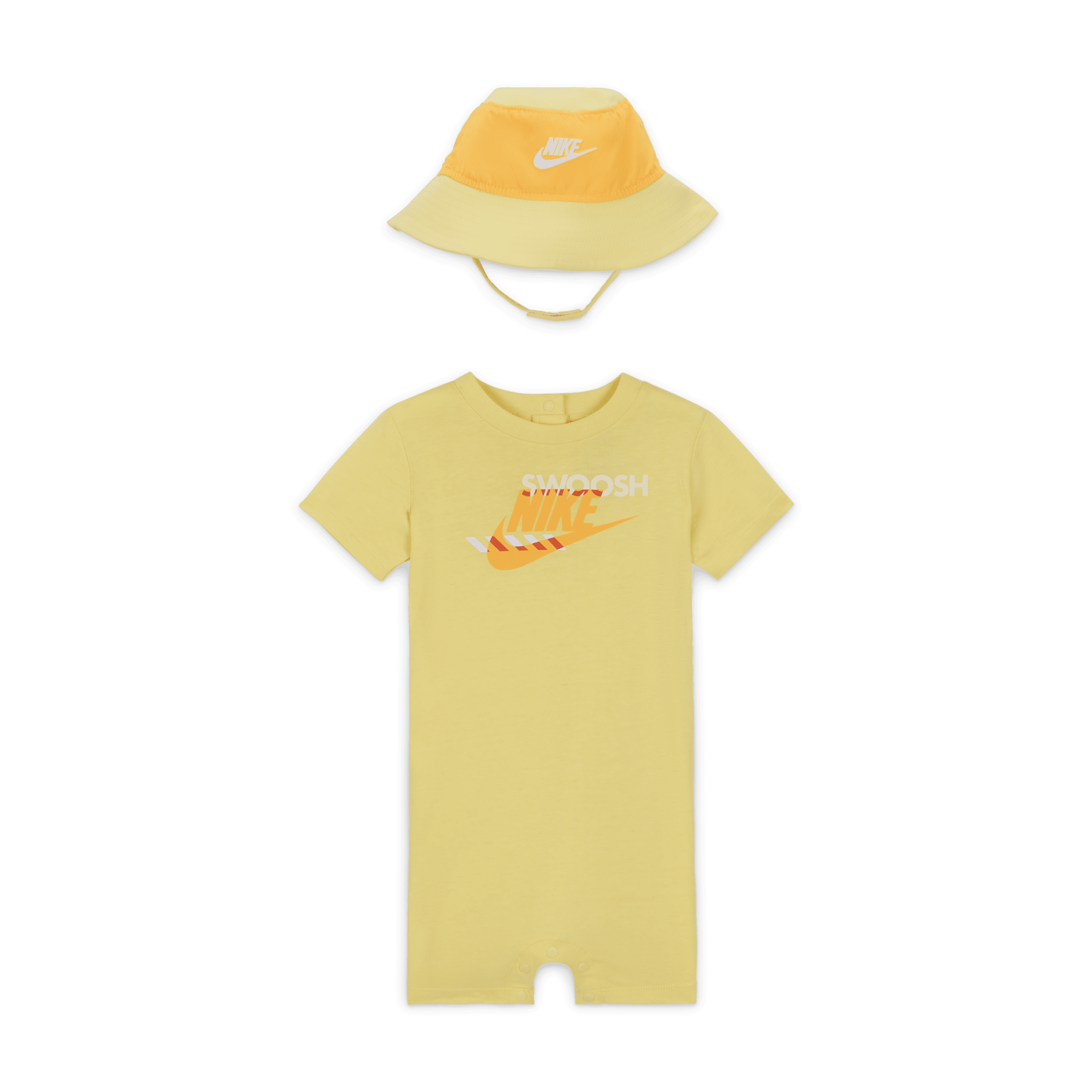 Nike Sportswear PE Baby (12-24M) Romper and Bucket Hat Set