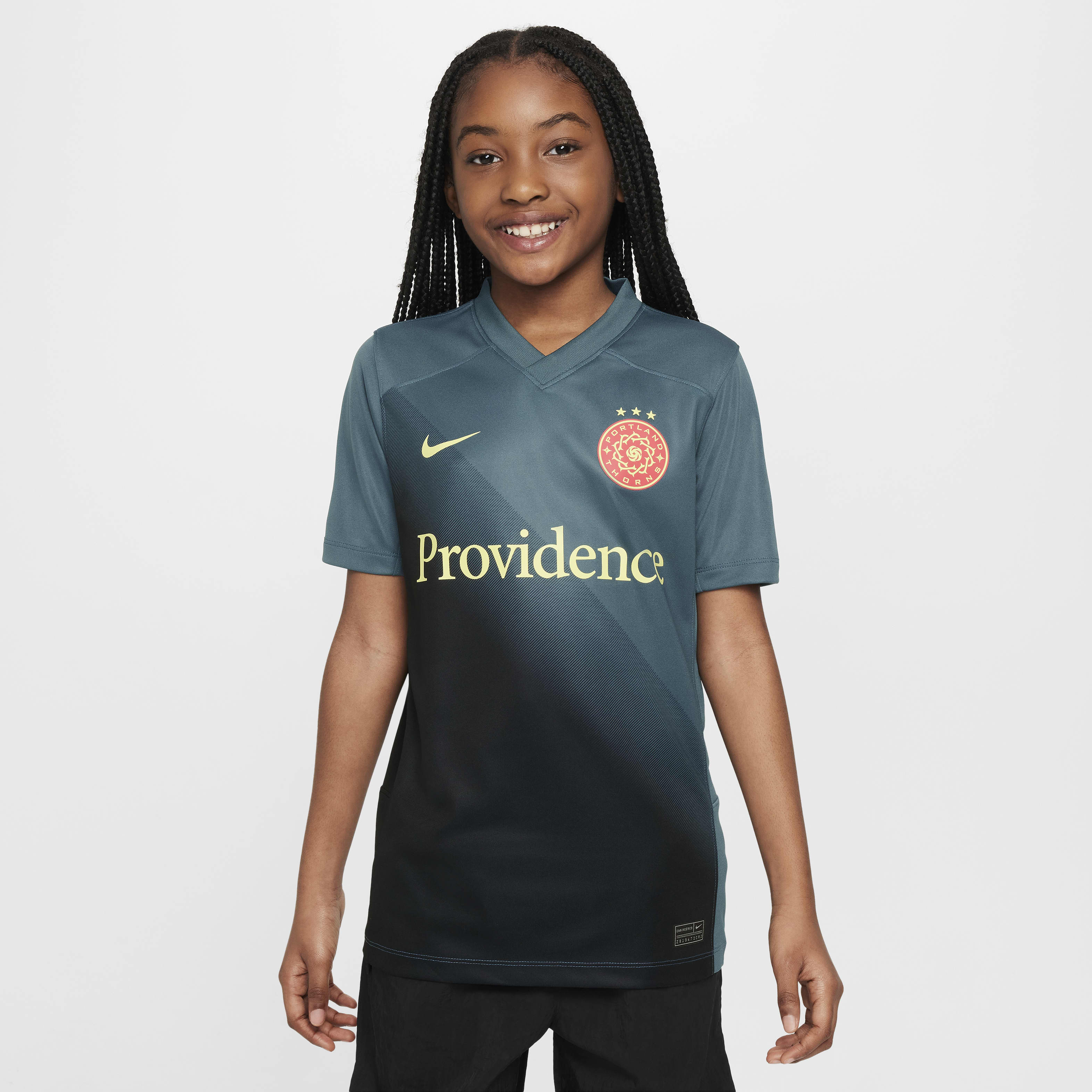 Portland Thorns FC 2024 Stadium Secondary Big Kids' Nike Dri-FIT NWSL Replica Jersey