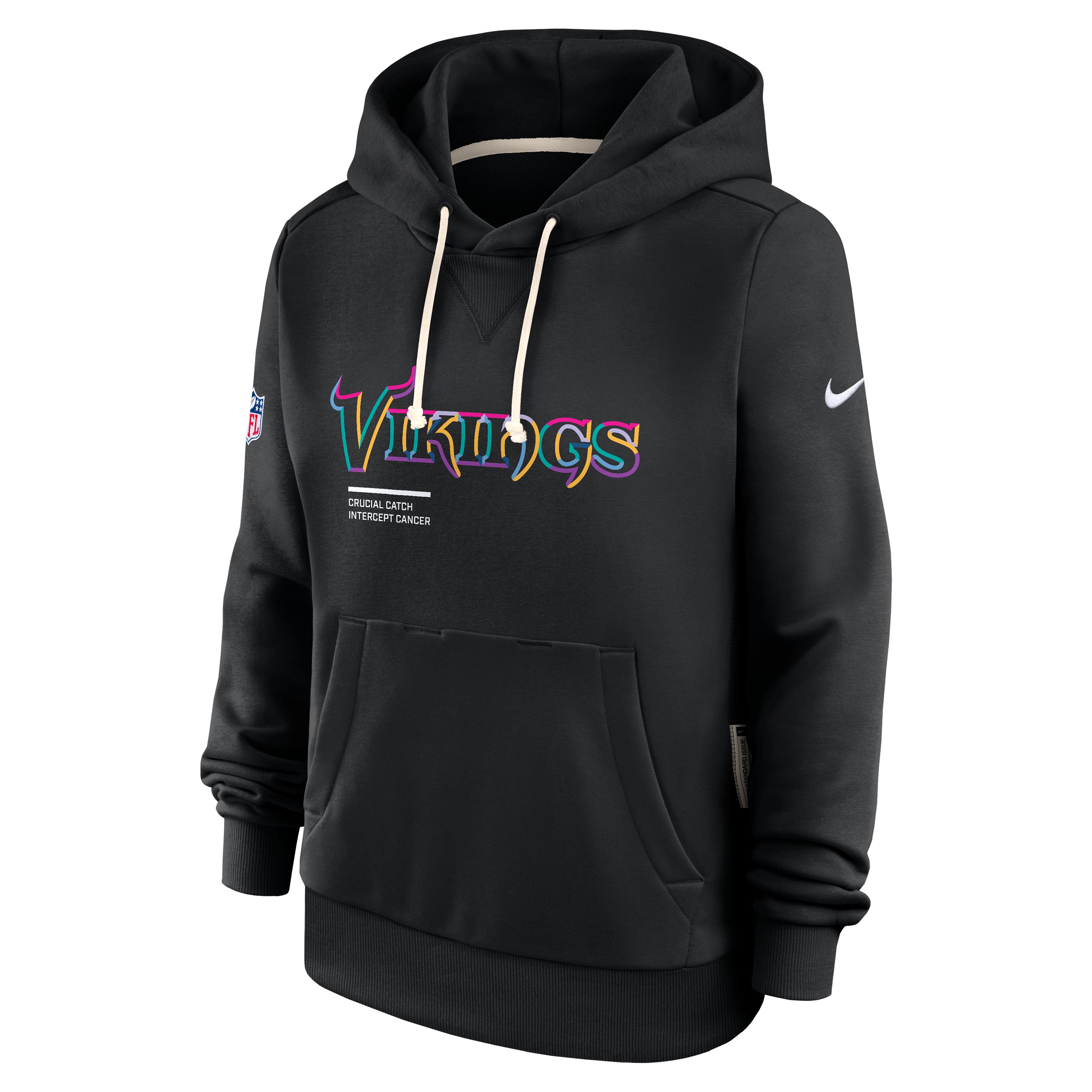 Minnesota Vikings Crucial Catch Women's Nike Dri-FIT NFL Pullover Hoodie