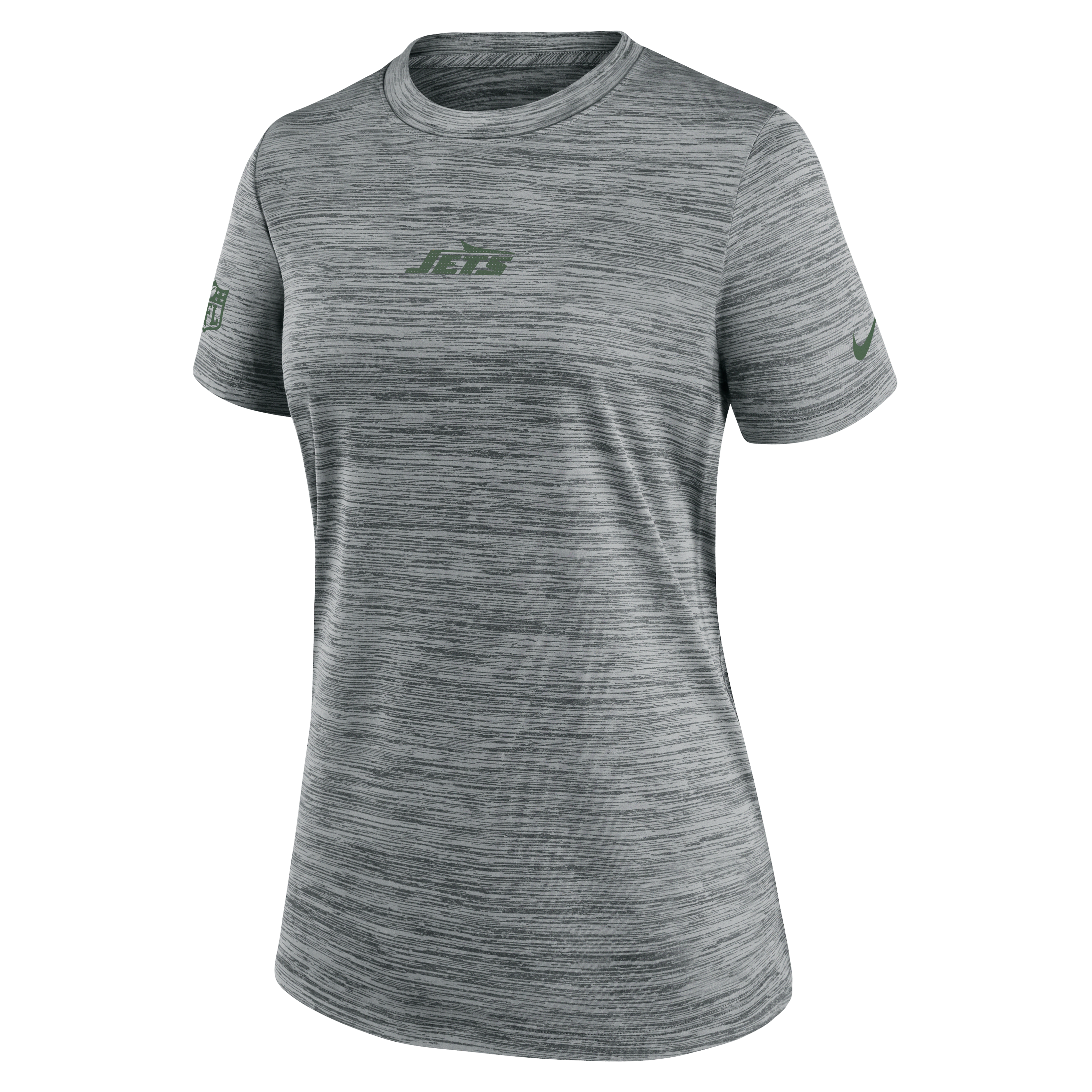 New York Jets Sideline Team Issue Velocity Women's Nike Dri-FIT NFL T-Shirt