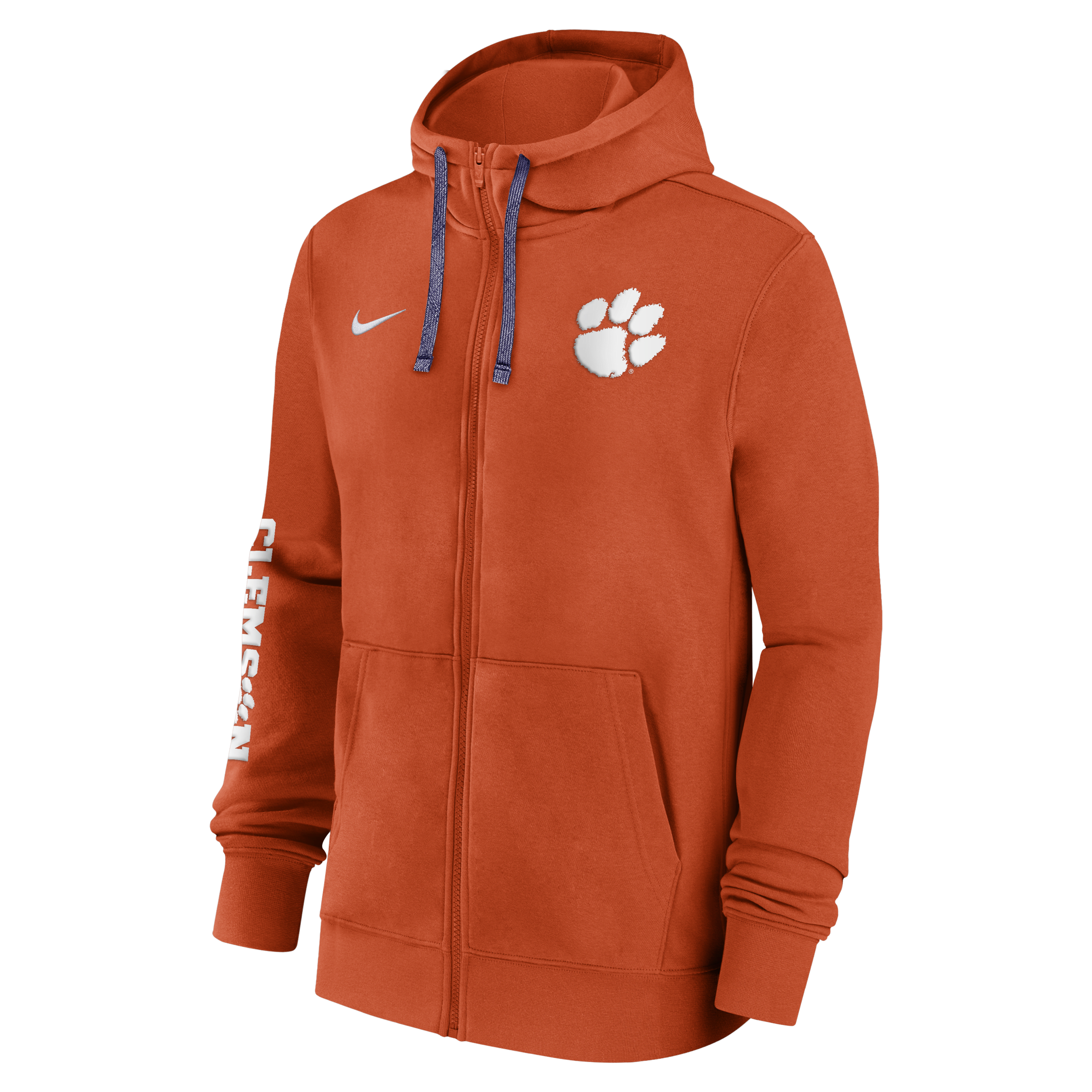 Clemson Tigers Sideline Team Issue Men's Nike College Full-Zip Hoodie