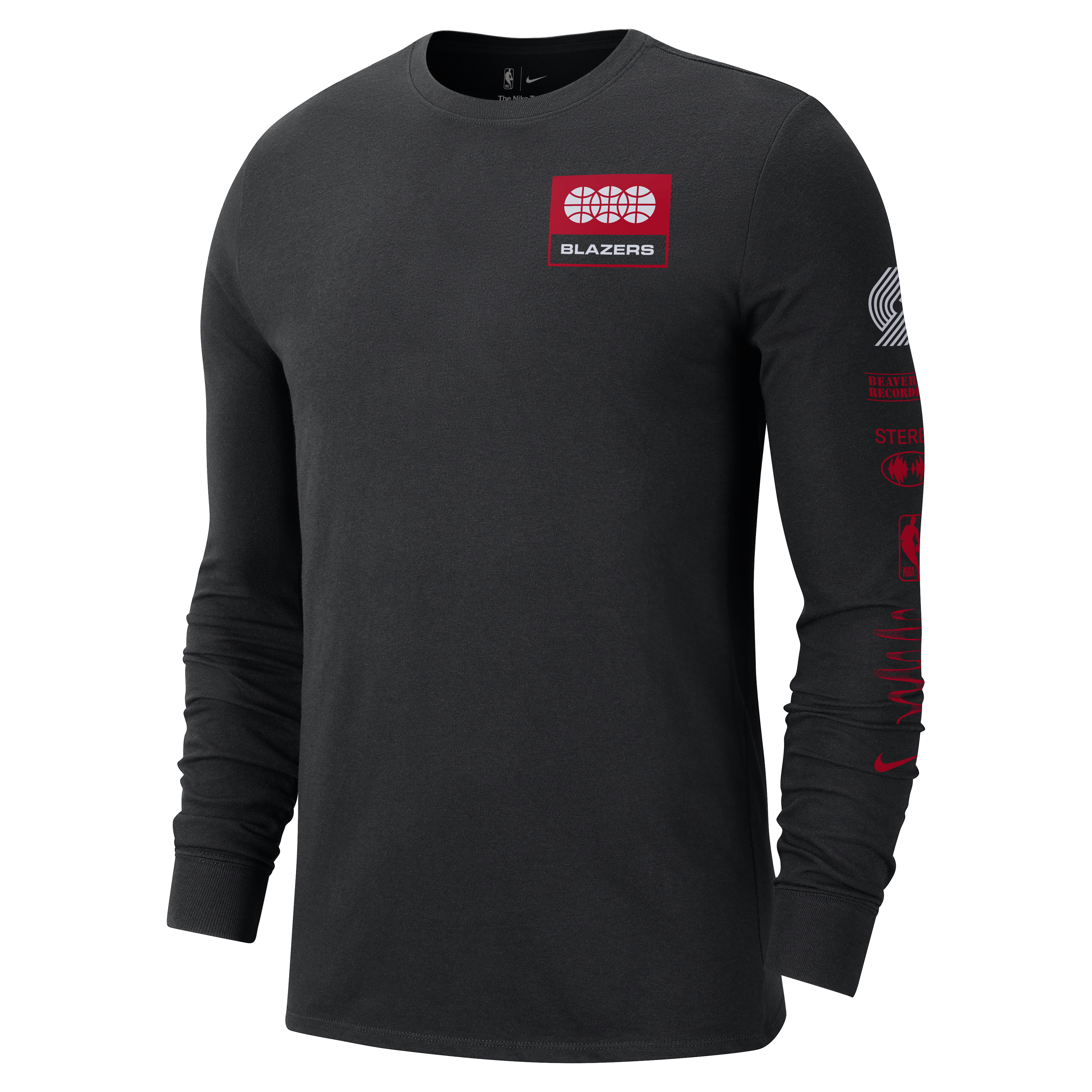 Portland Trail Blazers Essential Men's Nike NBA Long-Sleeve T-Shirt