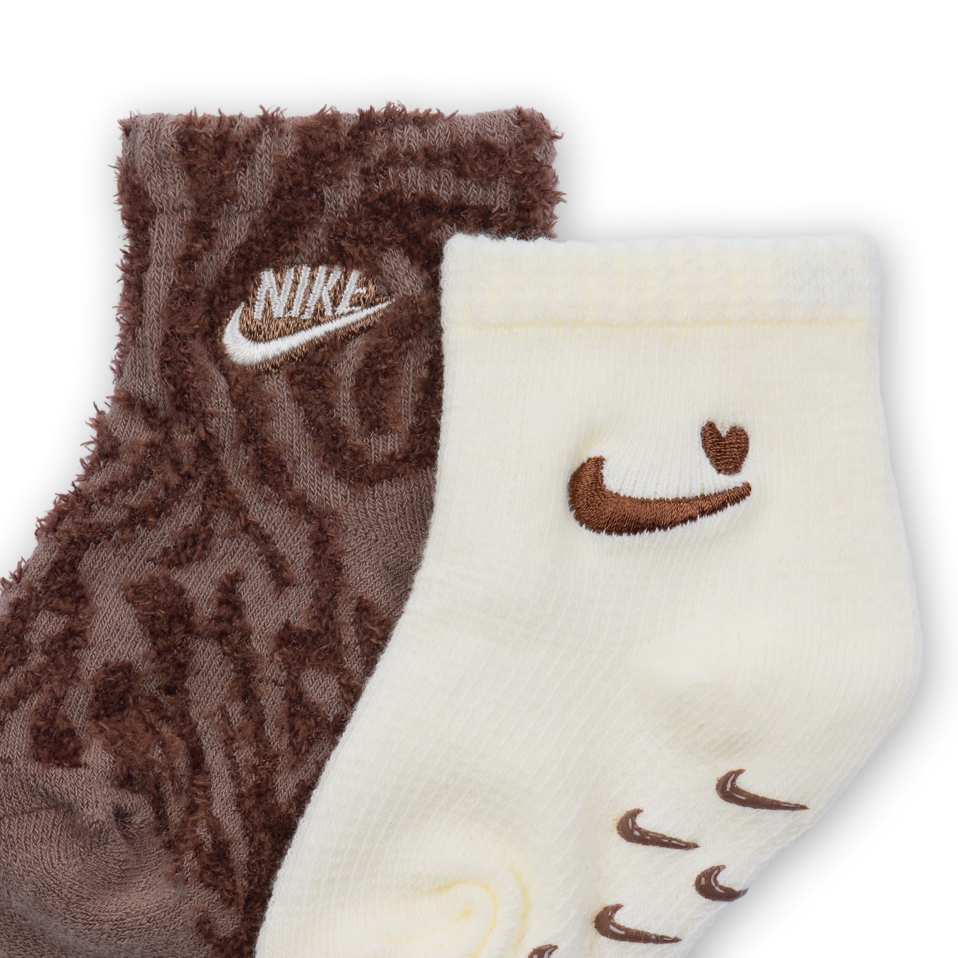Nike Wild Warmth Infant/Toddler Ribbed Gripper Socks (3 Pairs)