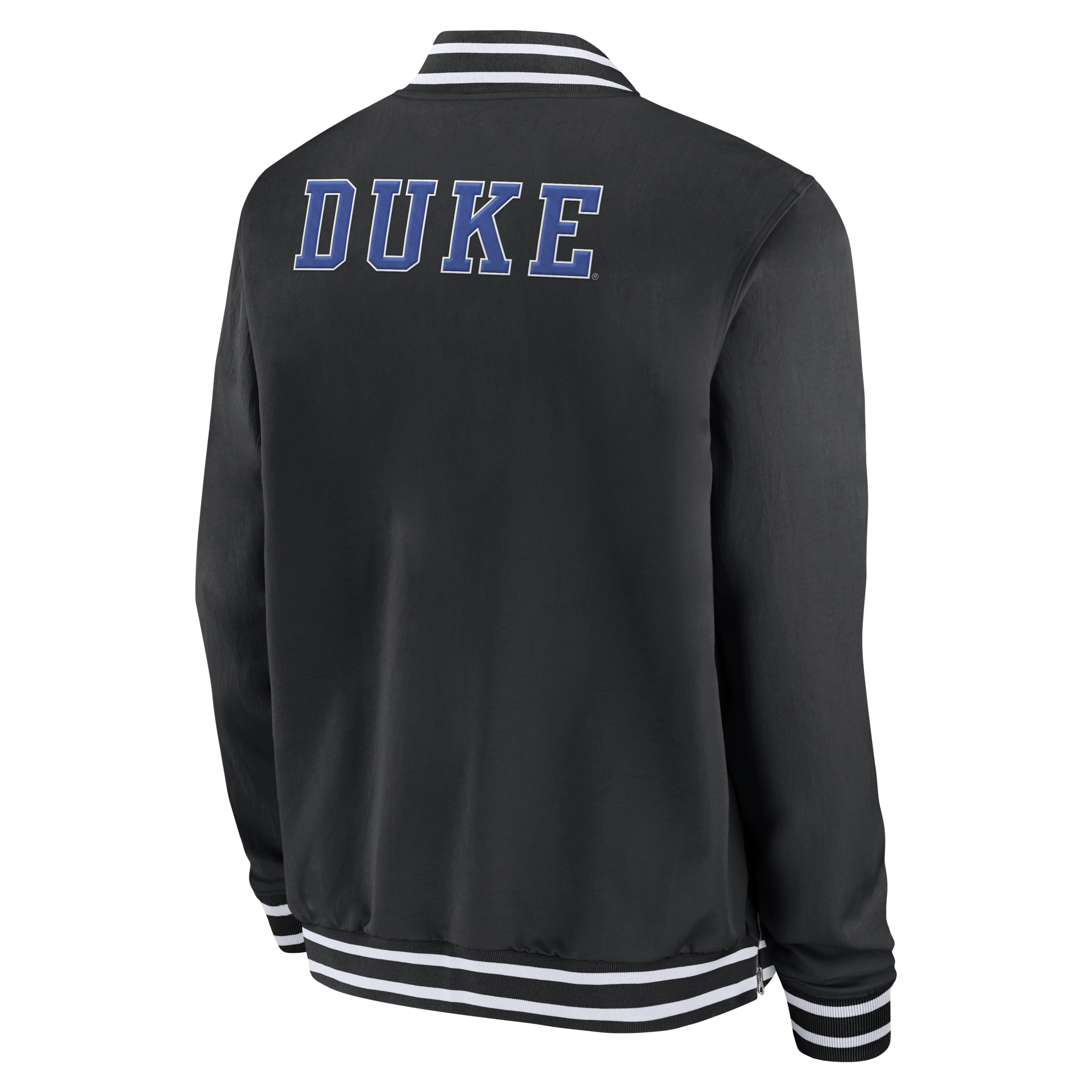 Duke Blue Devils Sideline Men's Nike College Full-Zip Bomber Jacket