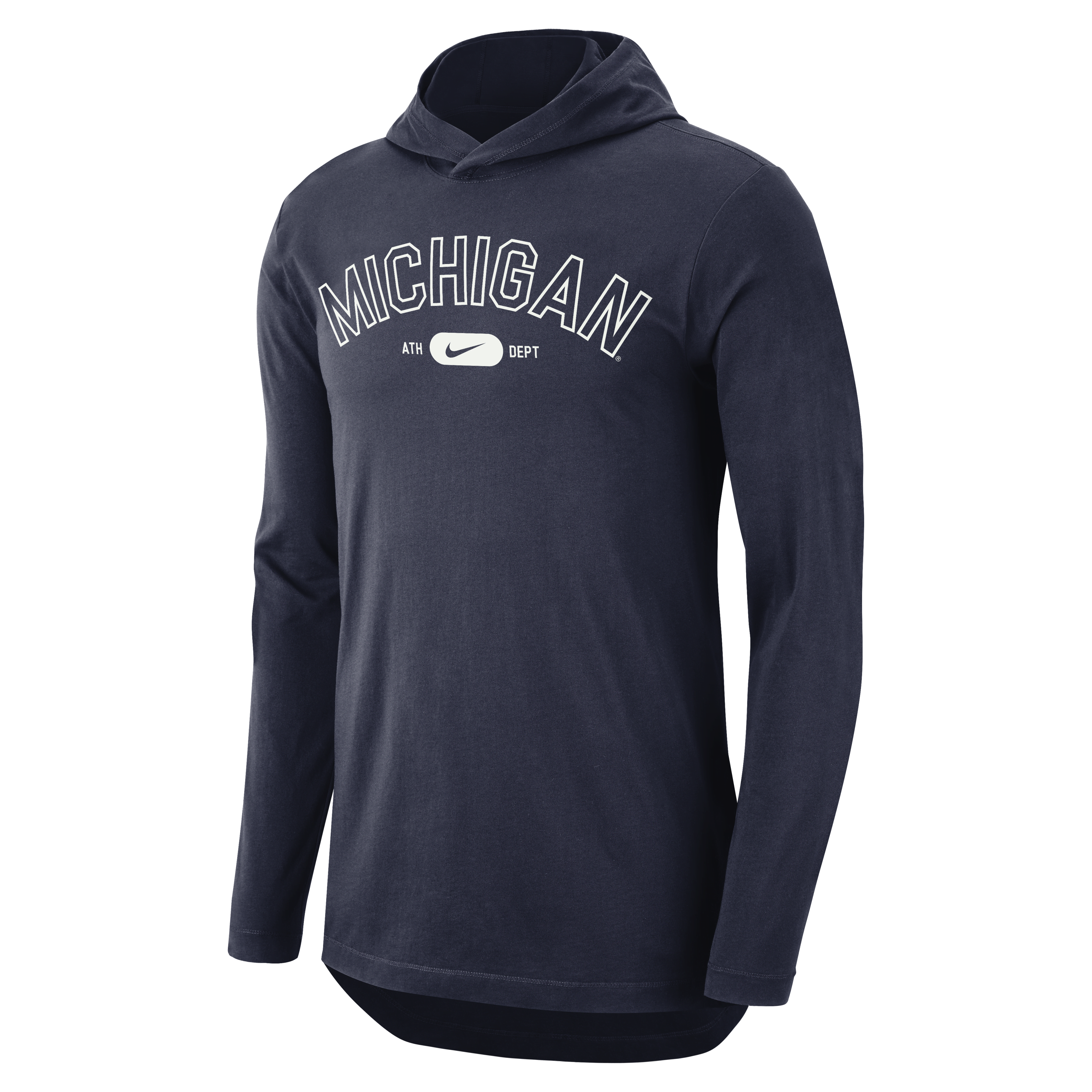 Michigan Men's Nike Dri-FIT College Hooded T-Shirt