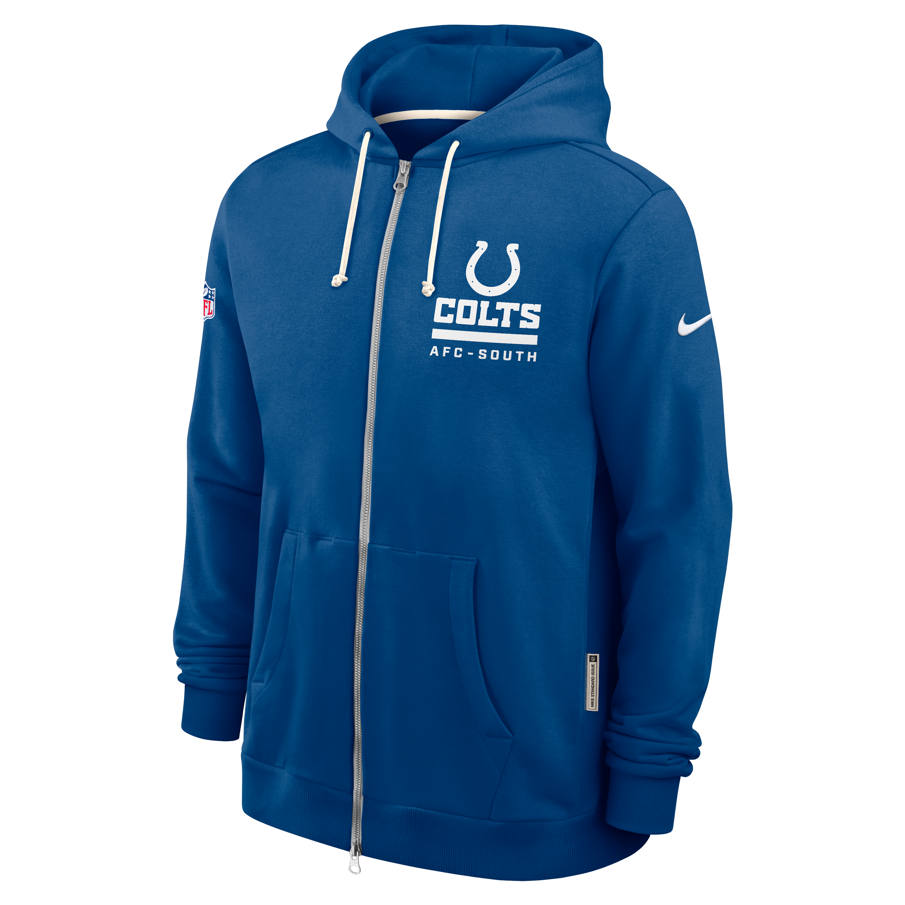 Indianapolis Colts Utility Player Sideline Men's Nike Dri-FIT NFL Full-Zip Hoodie