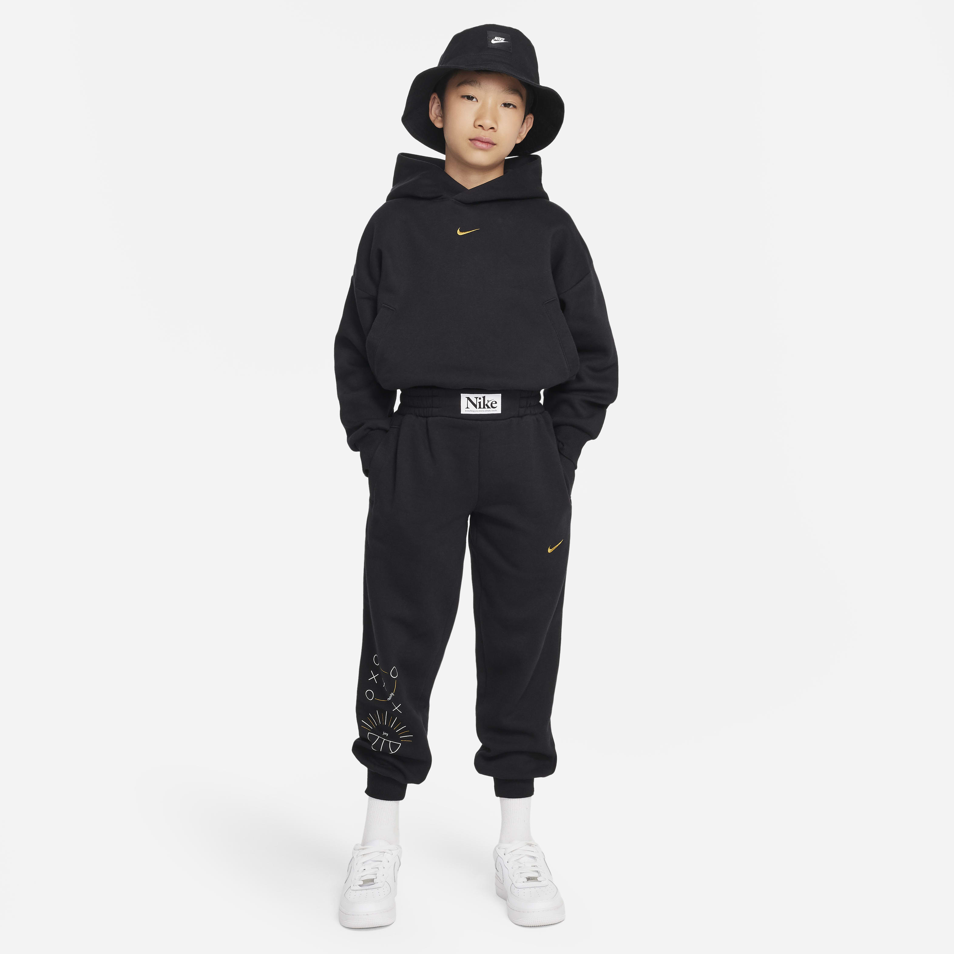 Nike Culture of Basketball Big Kids' Oversized Pullover Hoodie