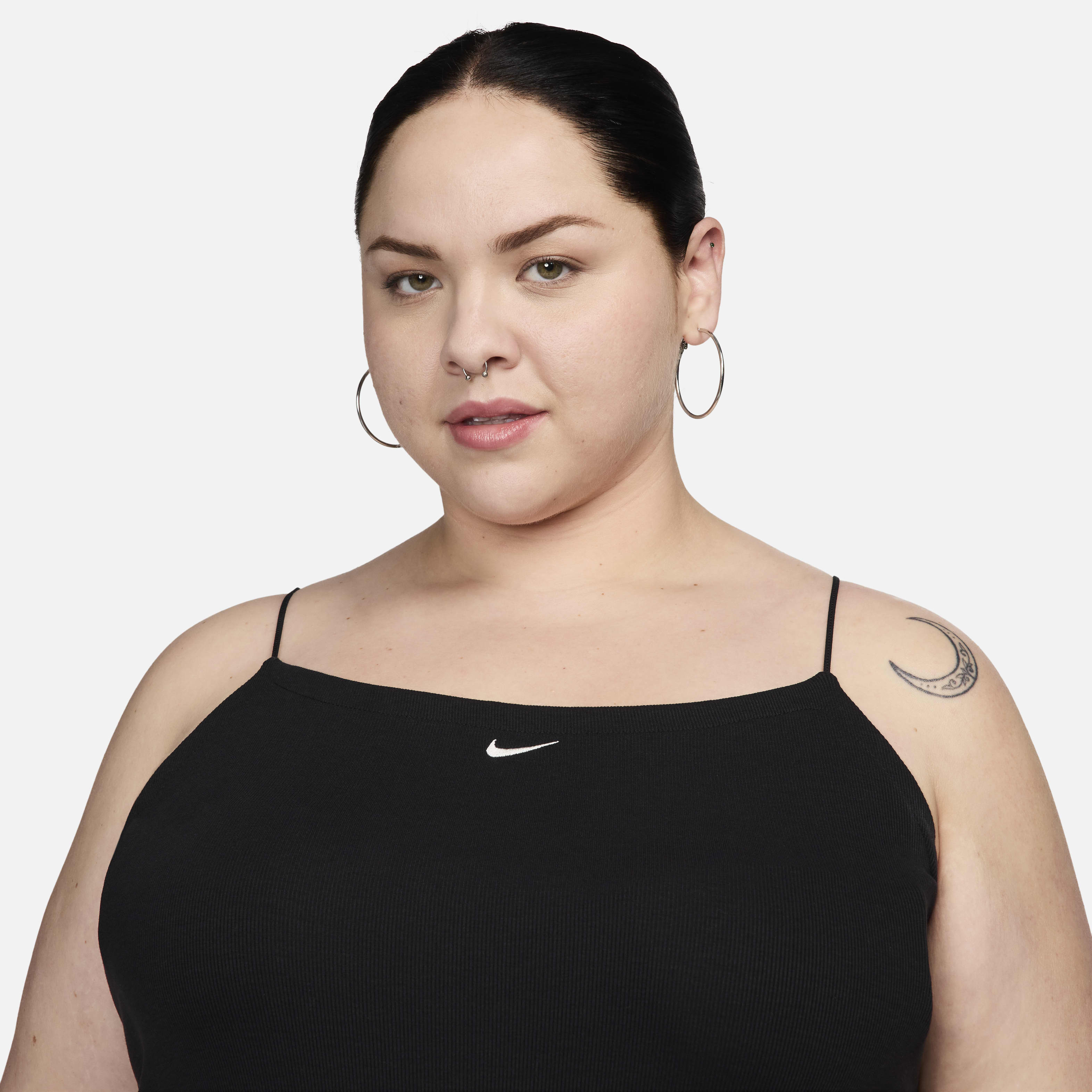 Nike Sportswear Chill Knit Women's Tight Mini-Rib Cami Dress (Plus Size)