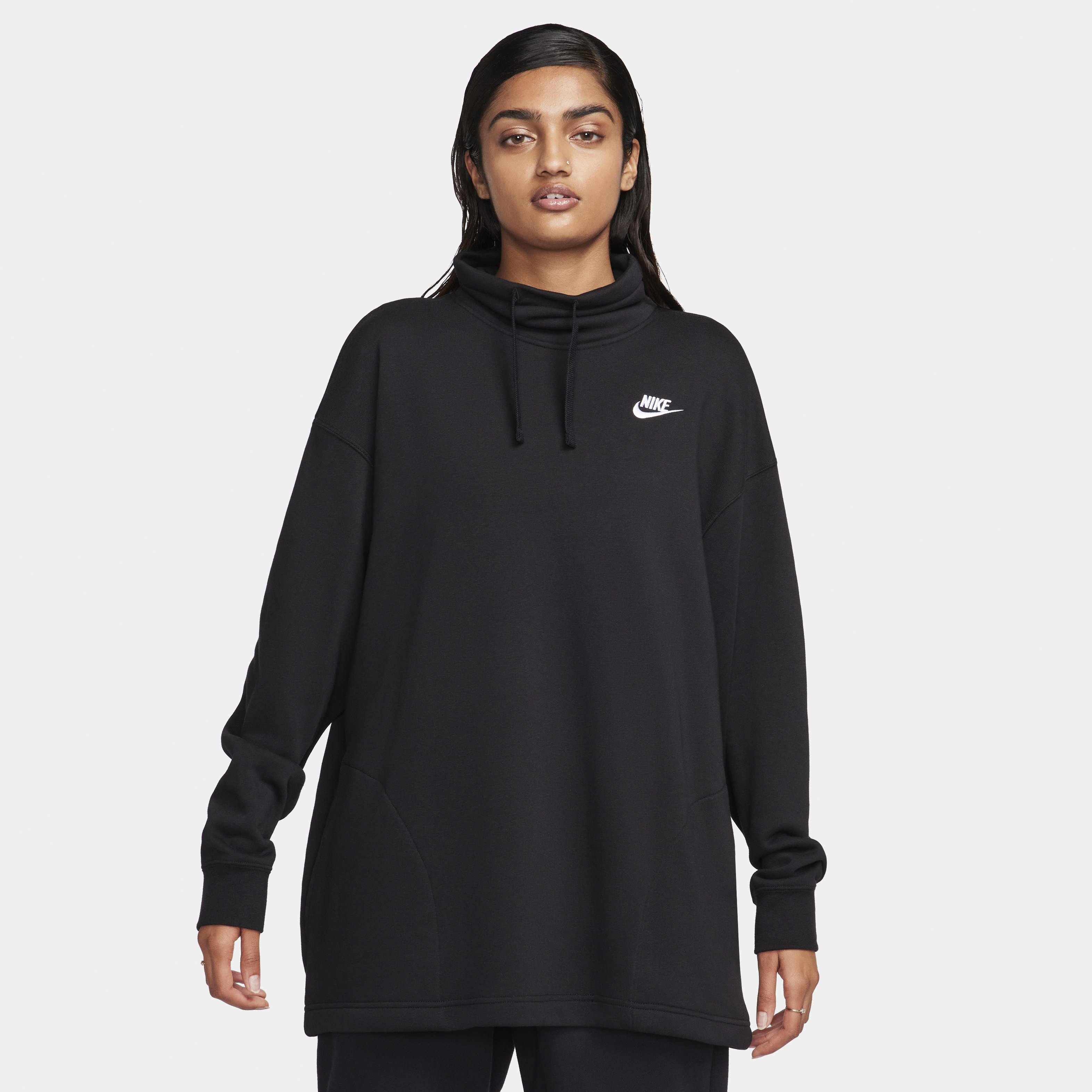 Nike Sportswear Club Fleece Women's Oversized Mock-Neck Sweatshirt