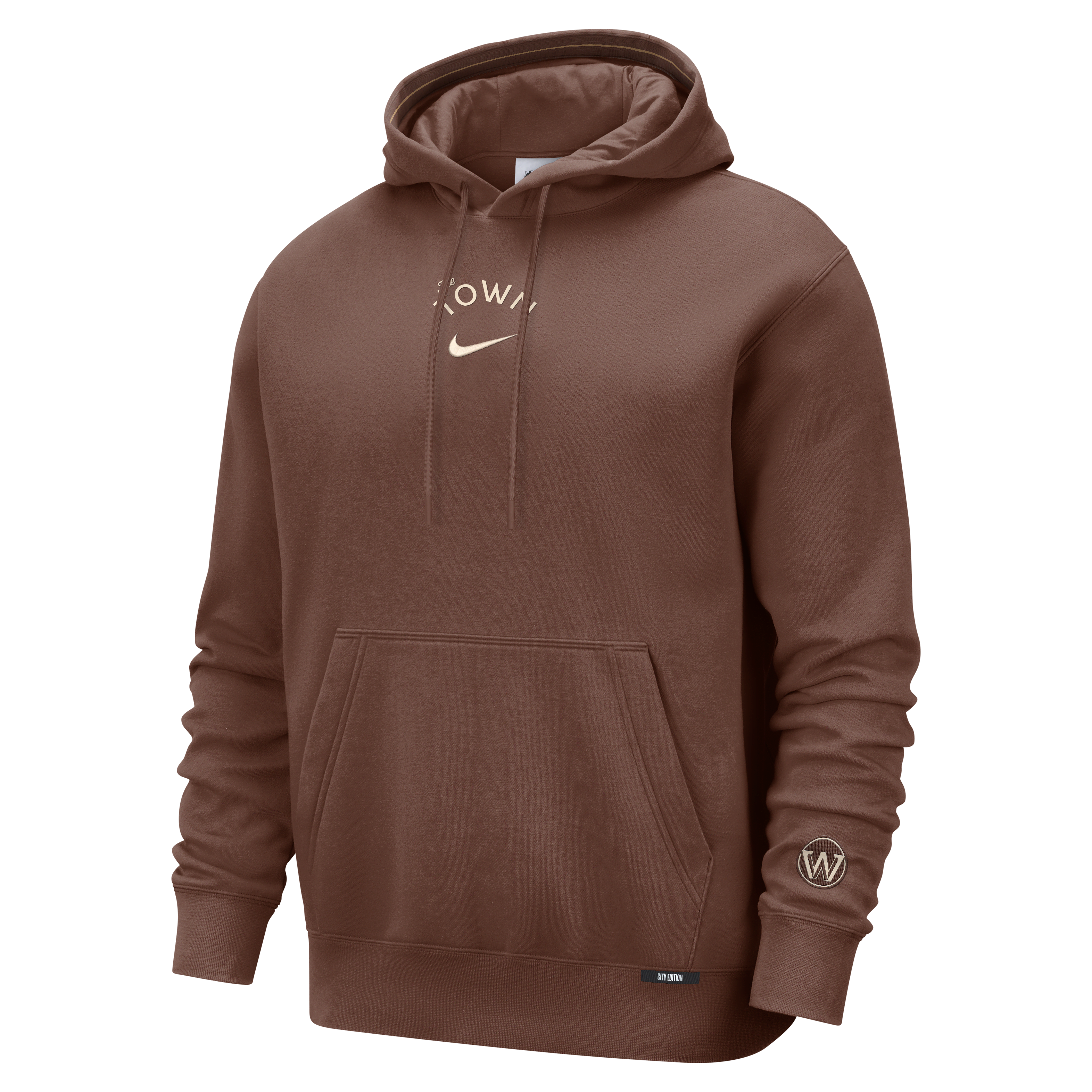 Golden State Warriors City Edition Men's Nike NBA Premium Club Fleece Hoodie