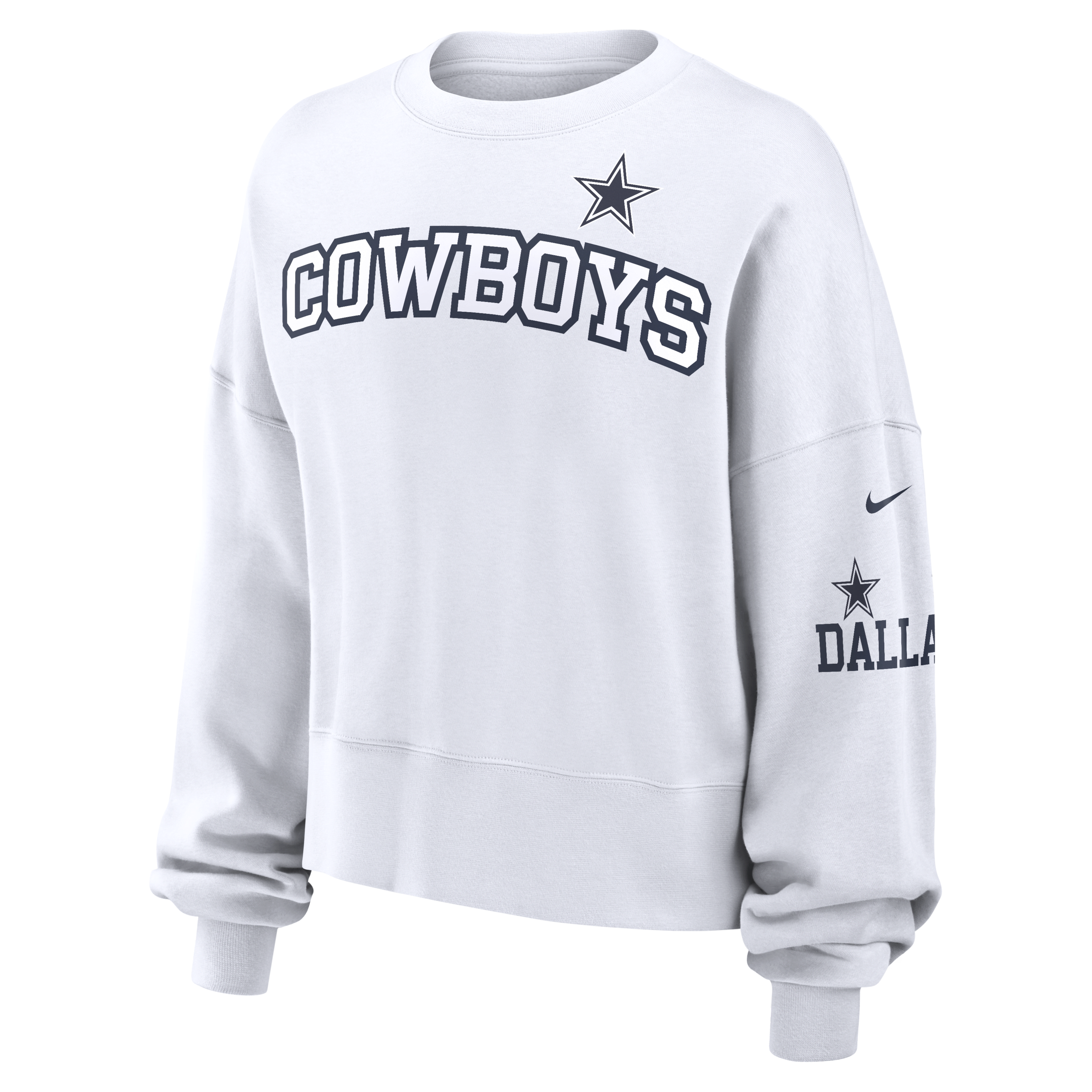 Dallas Cowboys Women's Nike NFL Pullover Crew