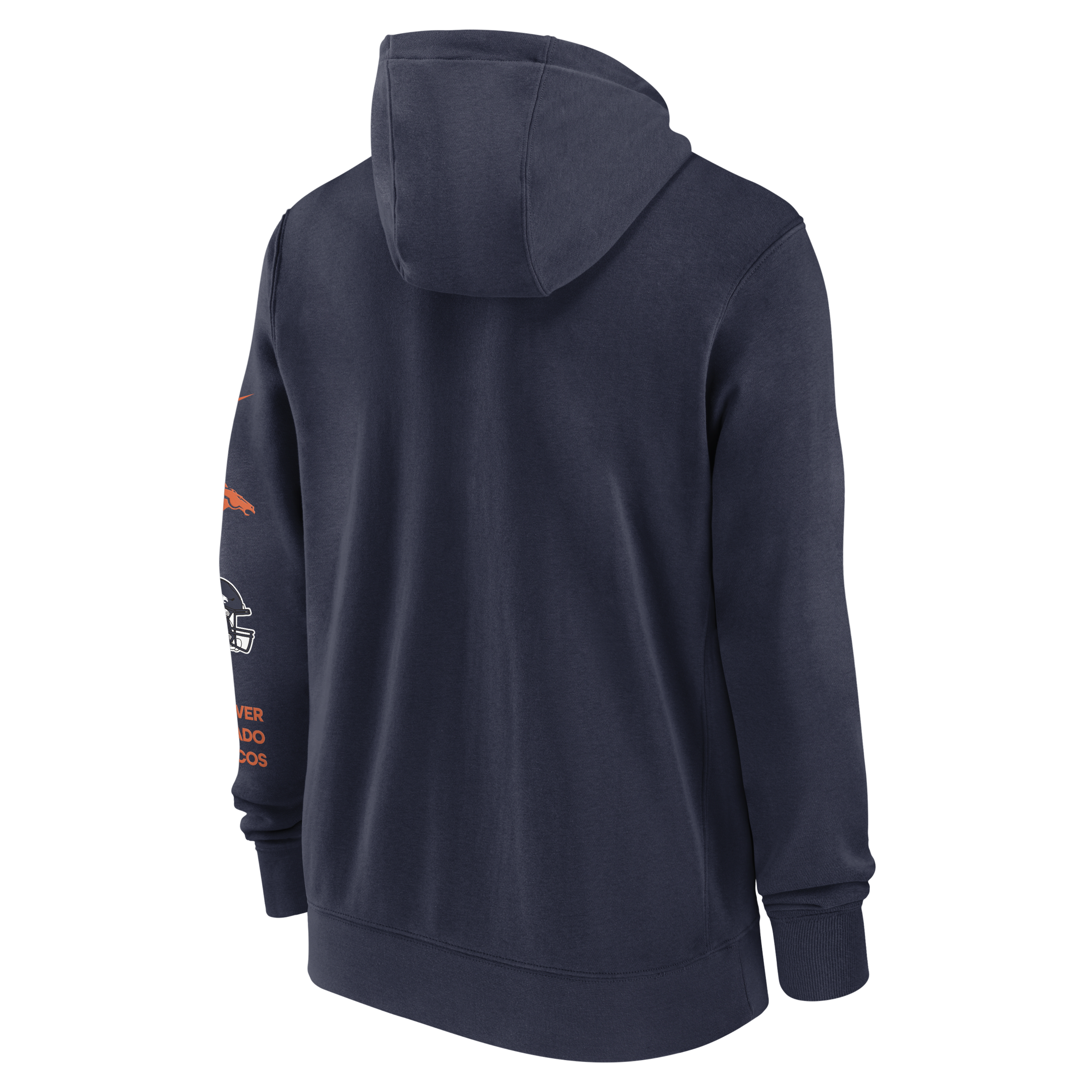 Denver Broncos Club Men's Nike NFL Full-Zip Hoodie