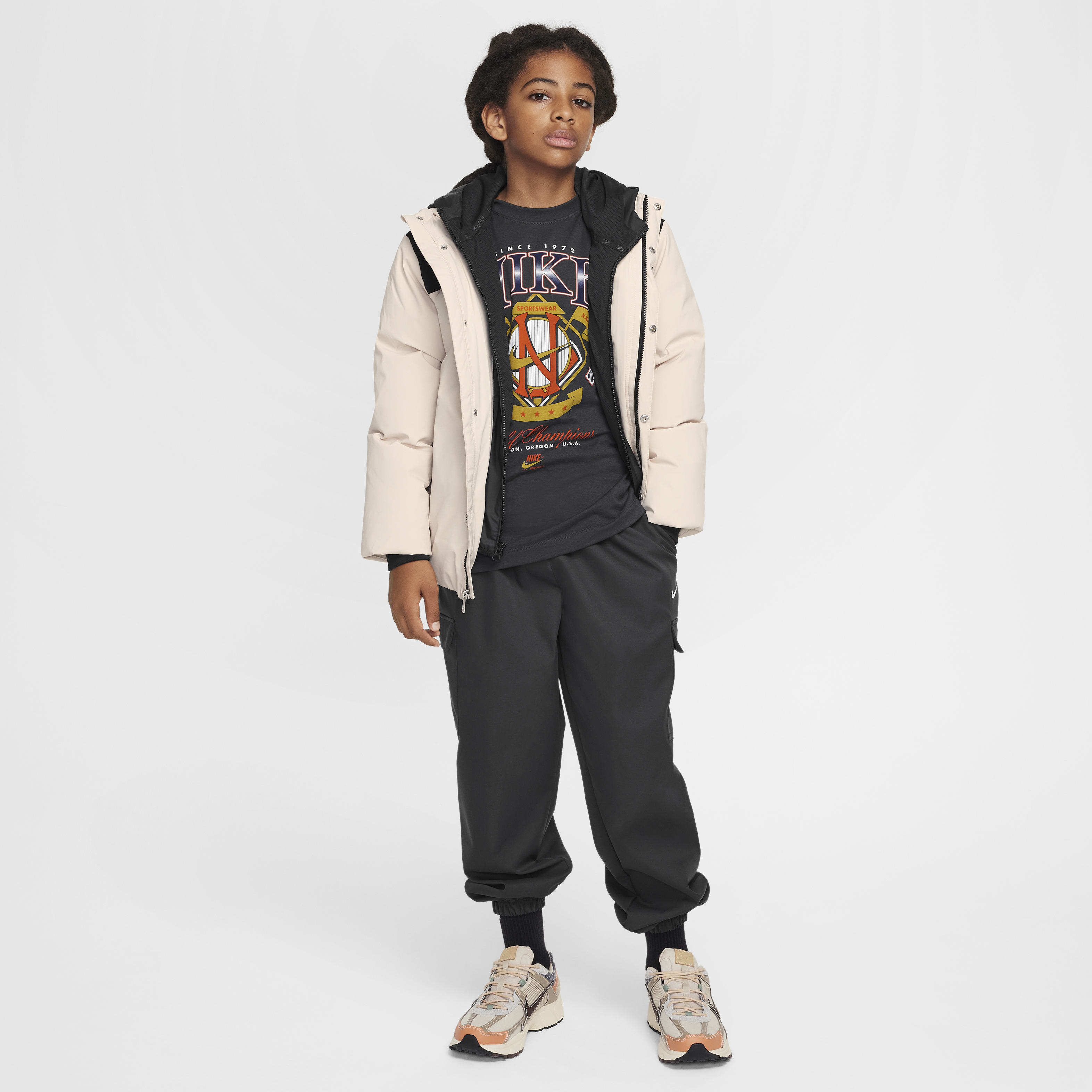 Nike Sportswear Big Kids' Crew-Neck T-Shirt