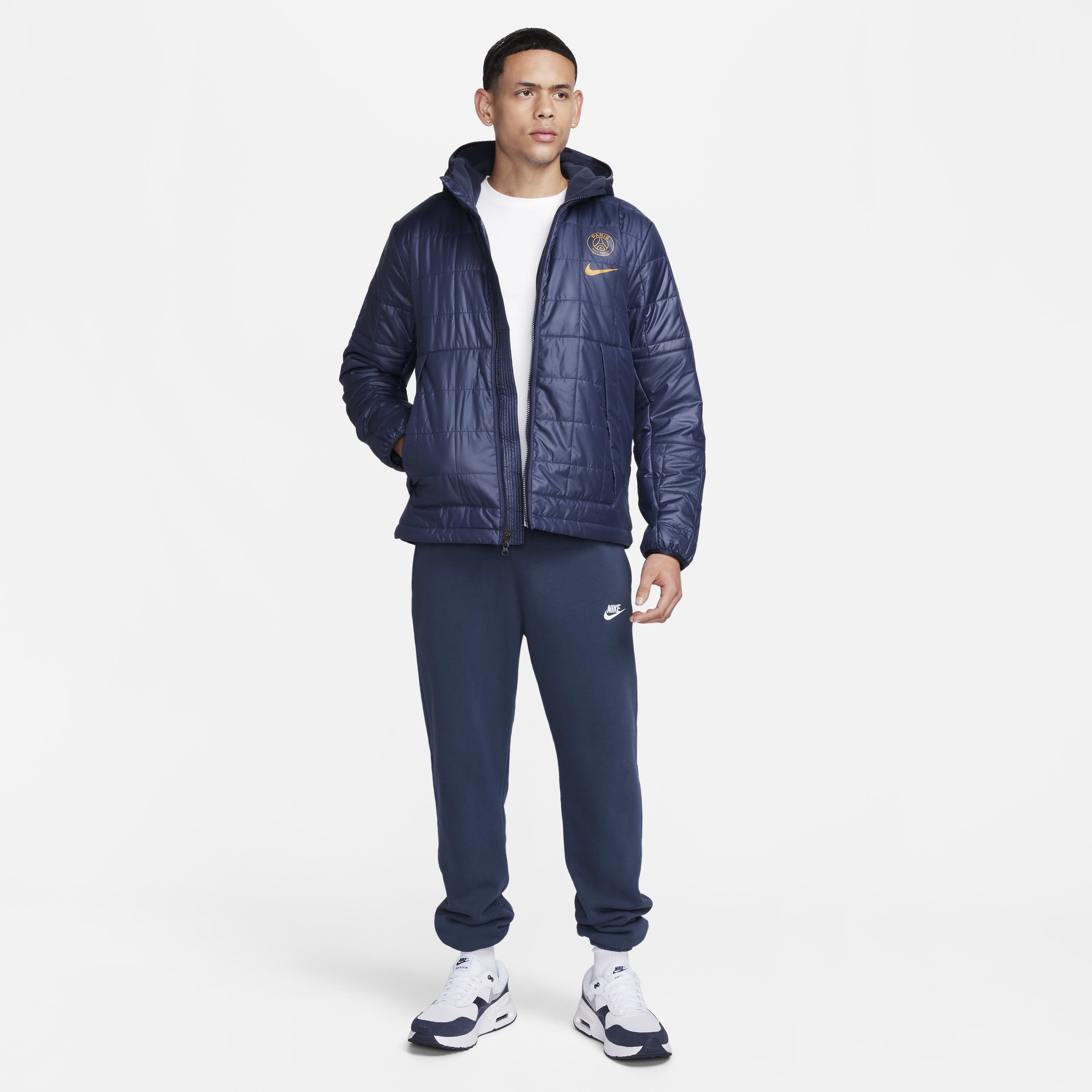 Paris Saint-Germain Men's Nike Fleece-Lined Hooded Jacket