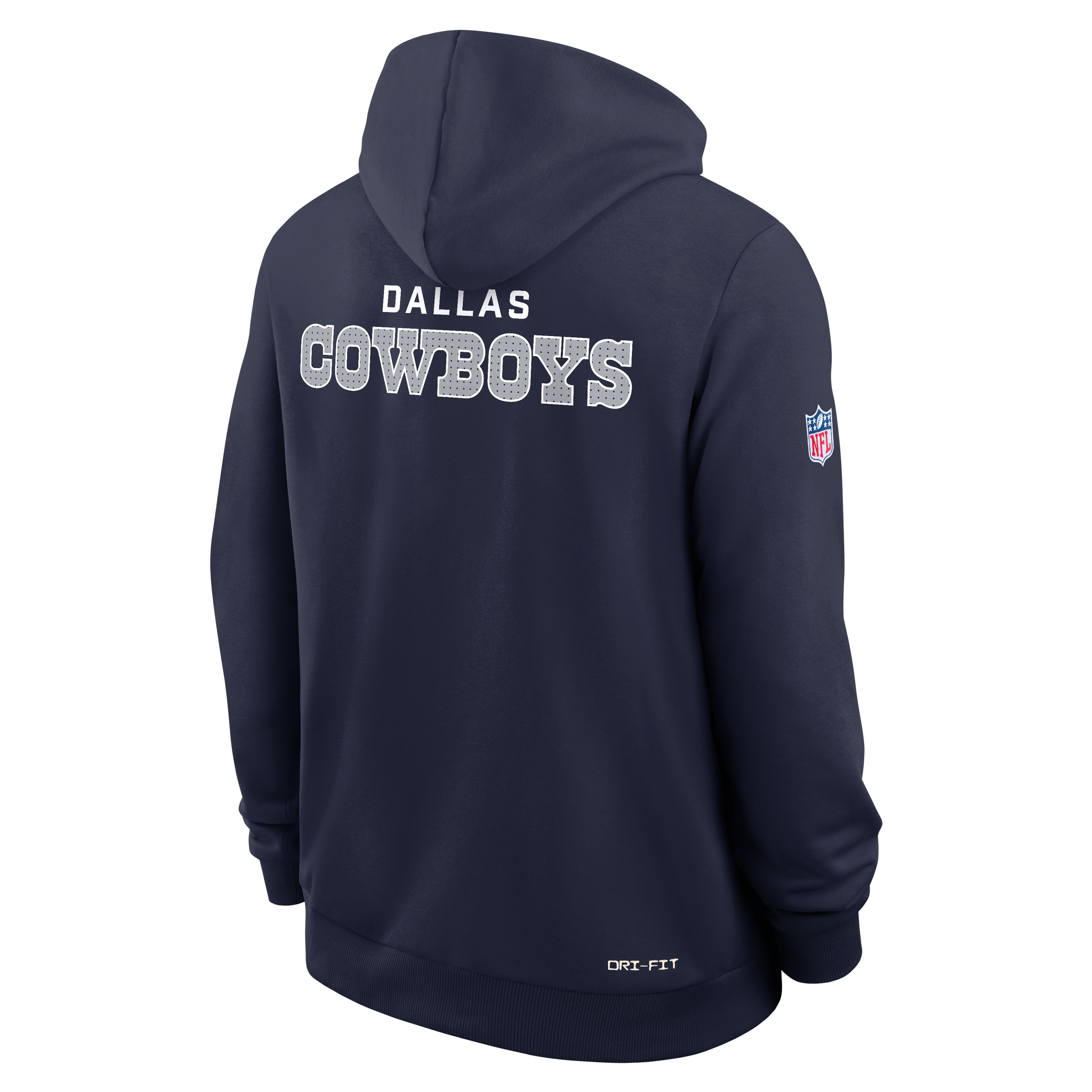 Dallas Cowboys Initial Home Sideline Men's Nike Dri-FIT NFL Pullover Hoodie