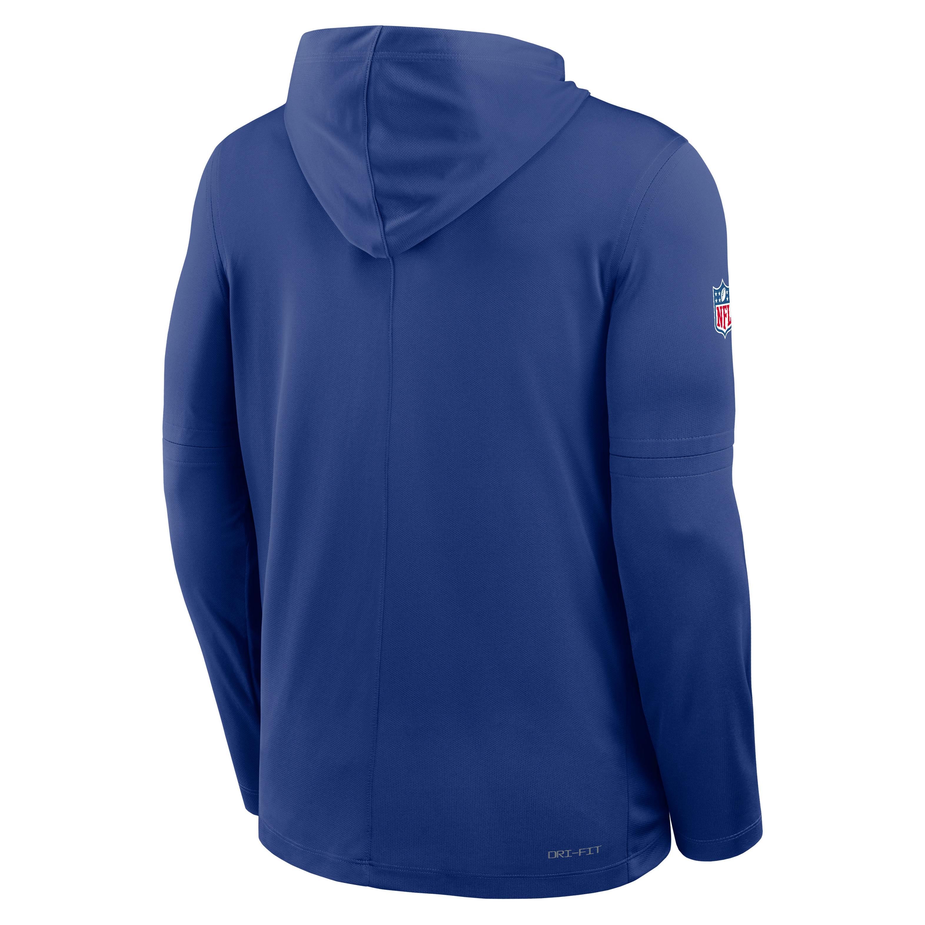 New York Giants Pure Fury Sideline Men's Nike Dri-FIT NFL Long-Sleeve Hooded Top