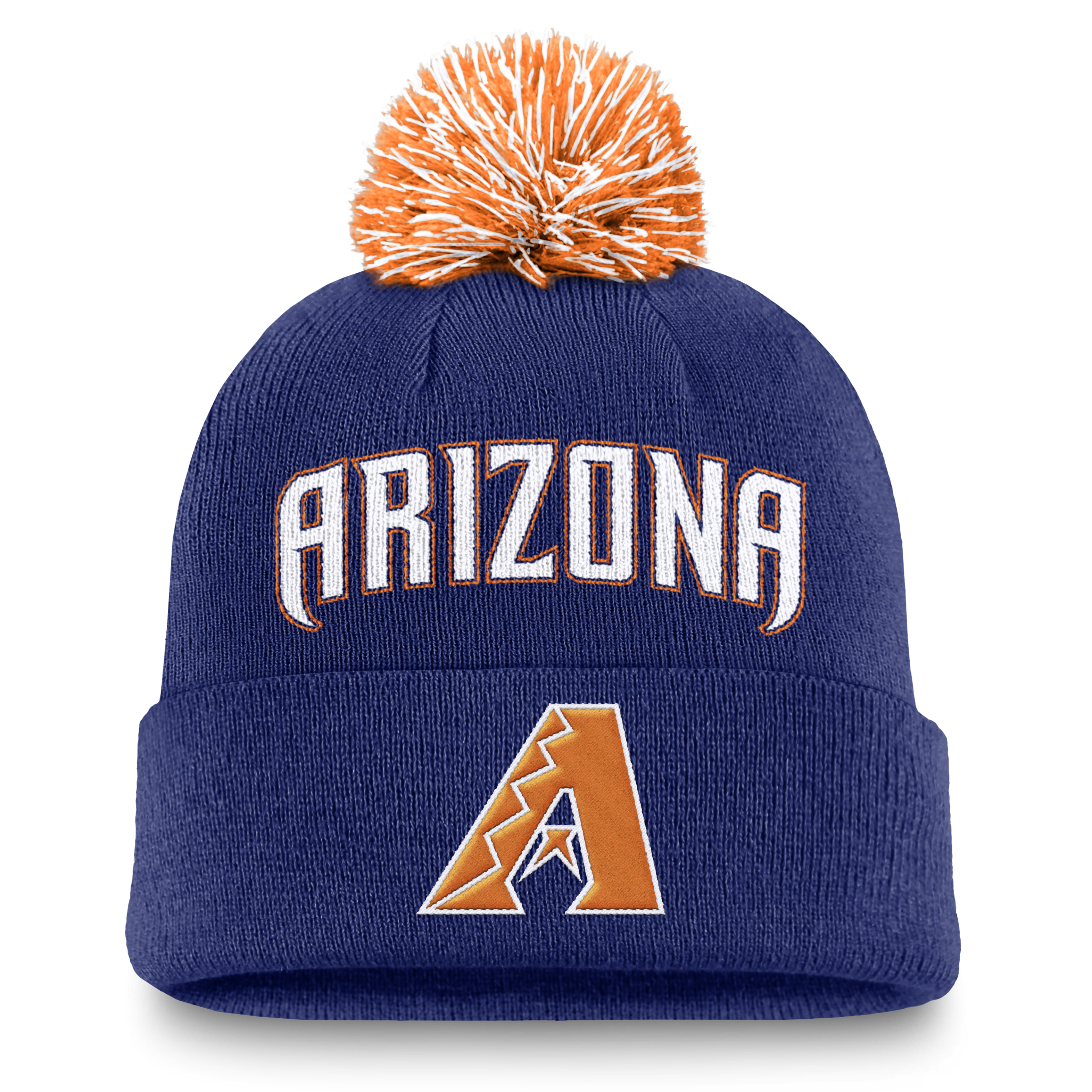 Arizona Diamondbacks Peak Men's Nike MLB Cuffed Pom Beanie