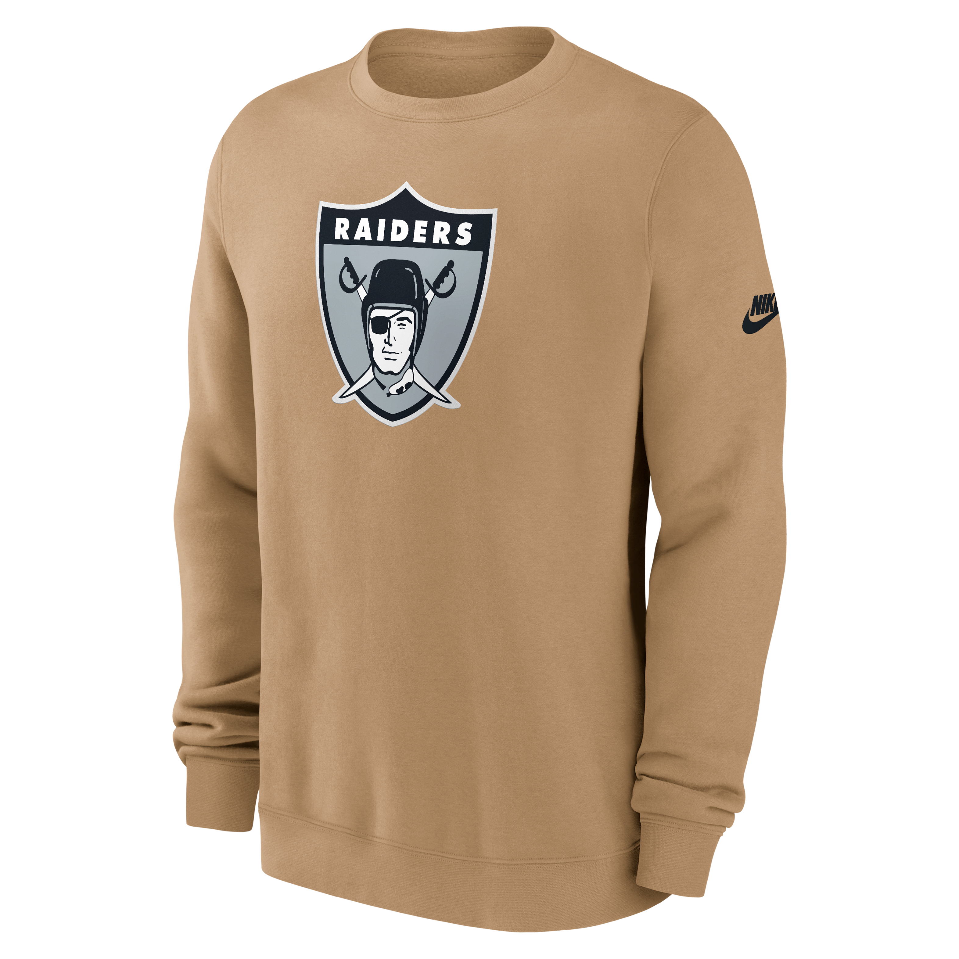 Las Vegas Raiders Swing Pass Rewind Club Men's Nike NFL Pullover Crew