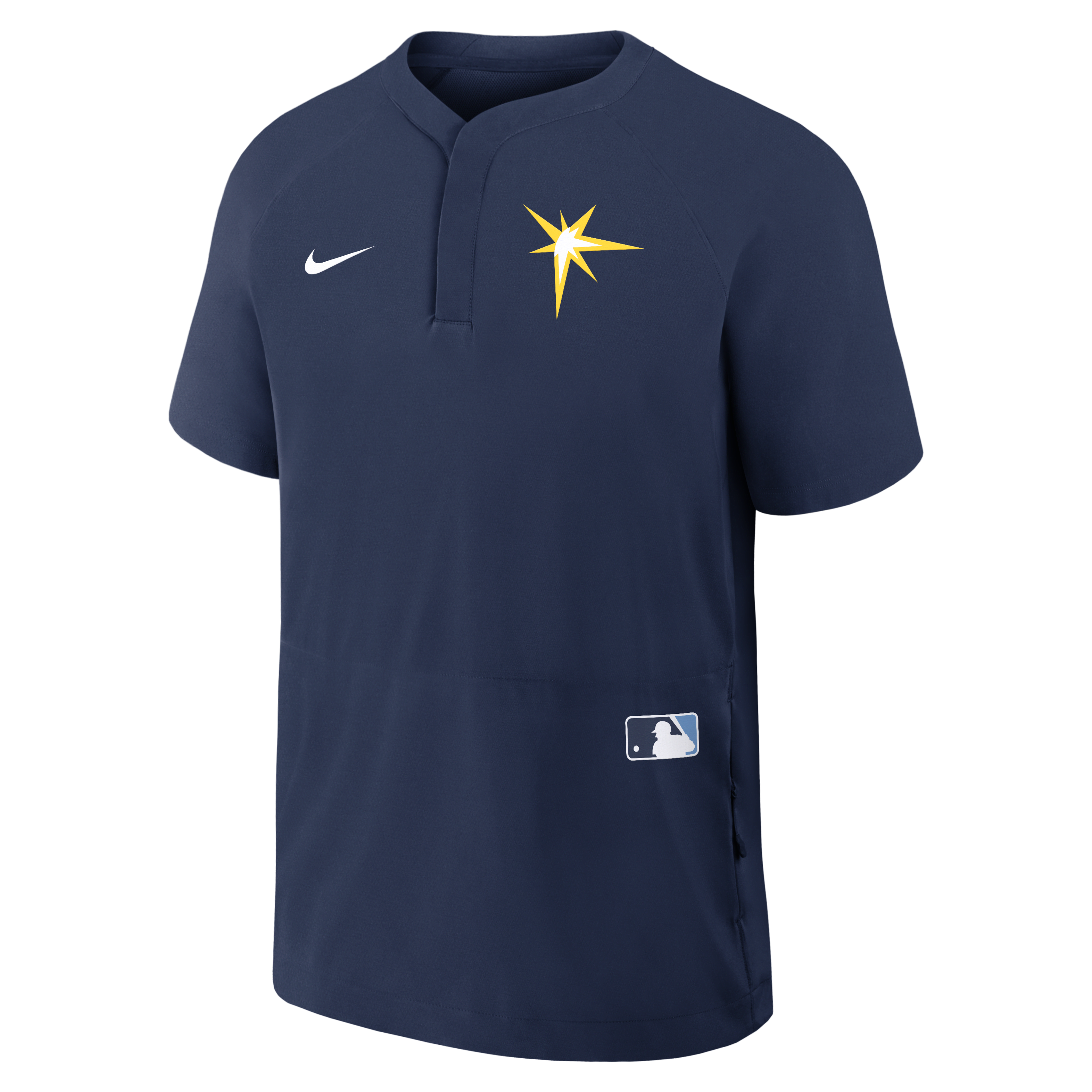 Tampa Bay Rays Authentic Collection Men's Nike MLB Short-Sleeve Windshirt