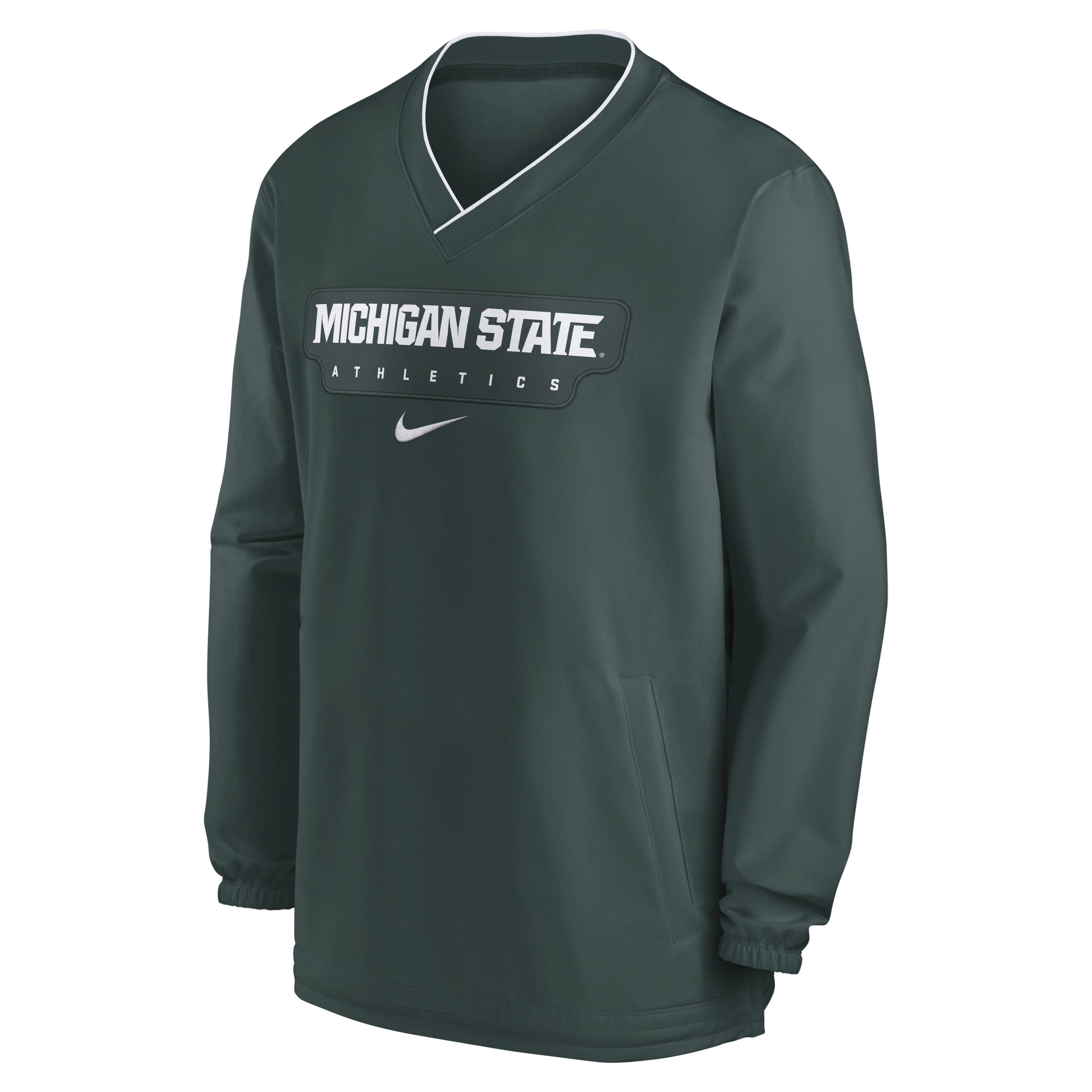 Michigan State Spartans Sideline Men's Nike College Long-Sleeve Windshirt