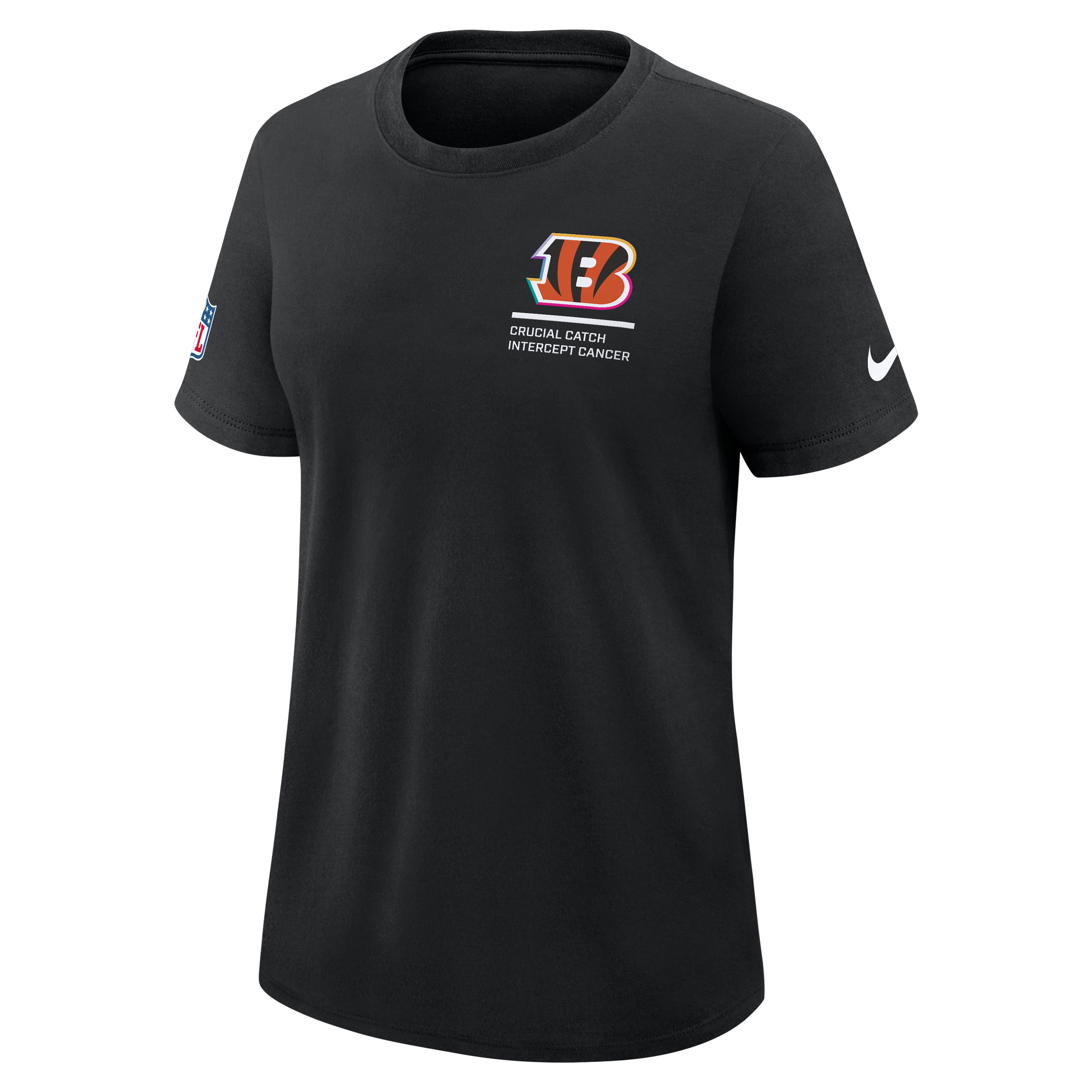 Cincinnati Bengals Crucial Catch Women's Nike Dri-FIT NFL T-Shirt