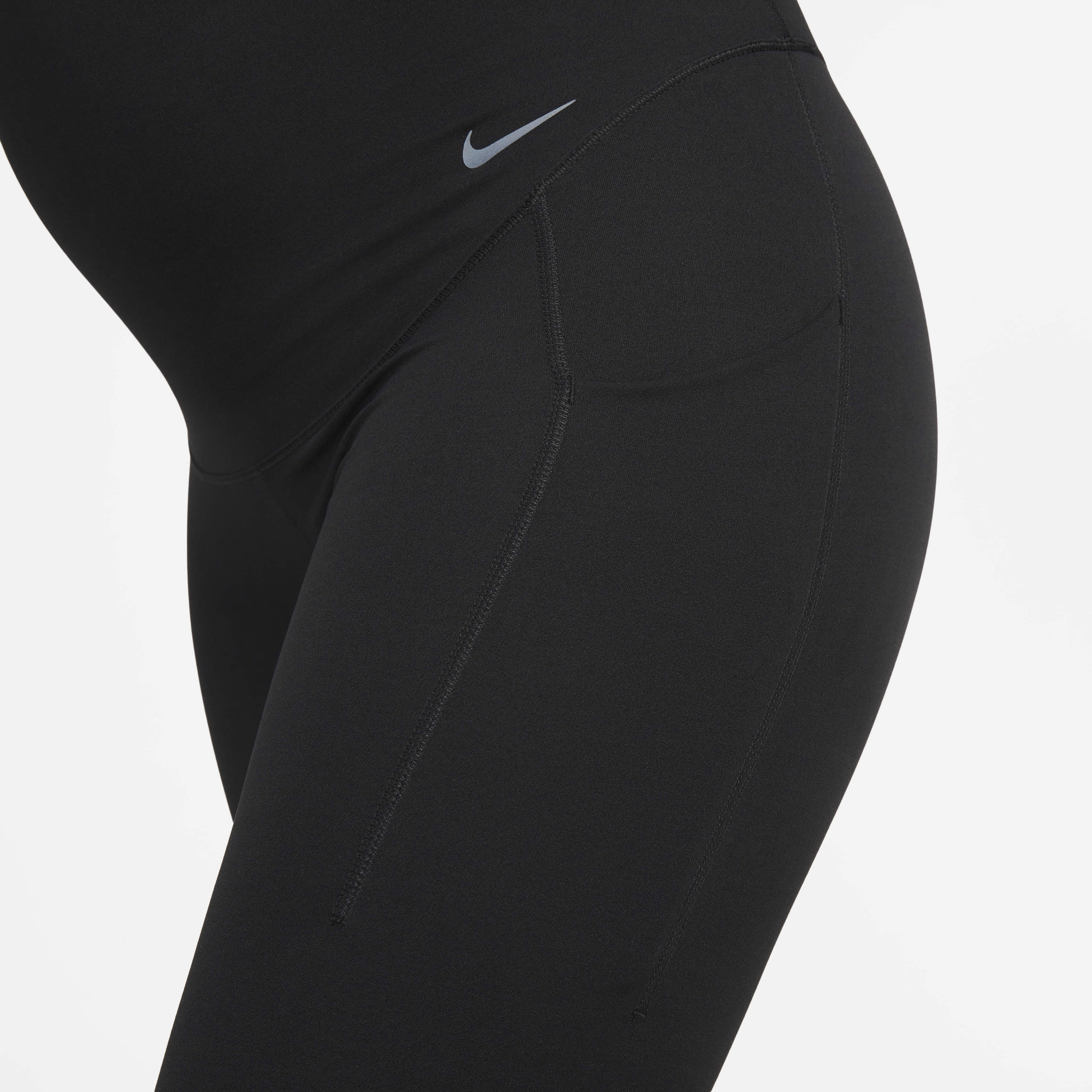 Nike Zenvy (M) Women's Gentle-Support High-Waisted 7/8 Leggings with Pockets (Maternity)